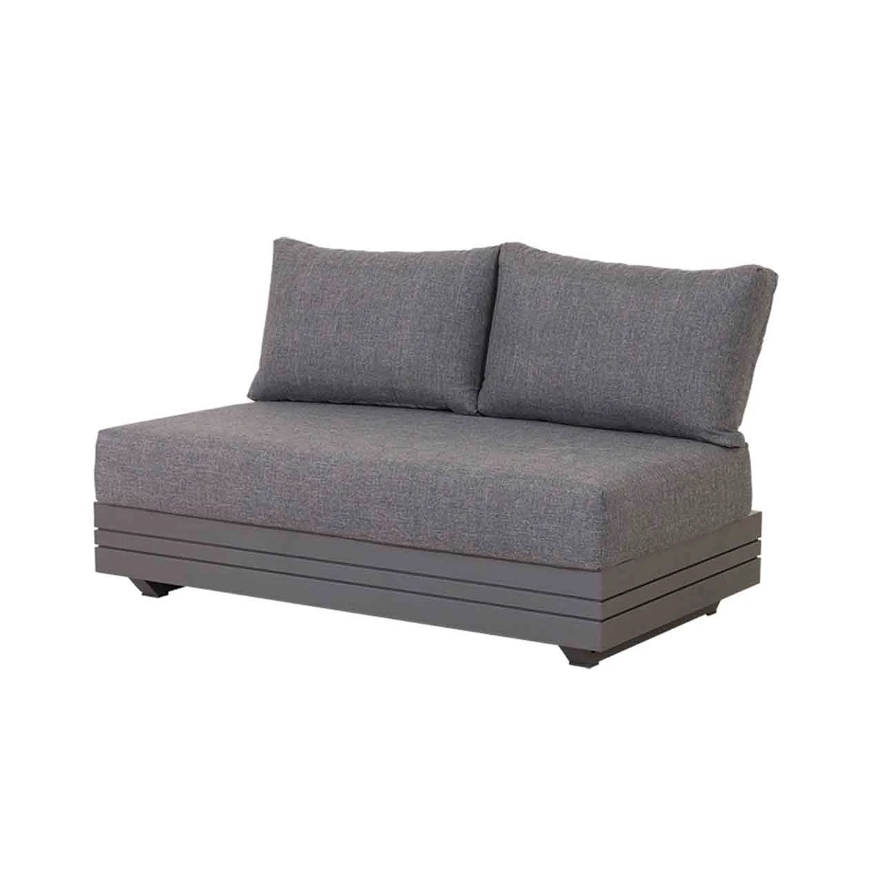 Hannover 2 Seater Outdoor Aluminium Lounge - Image 3