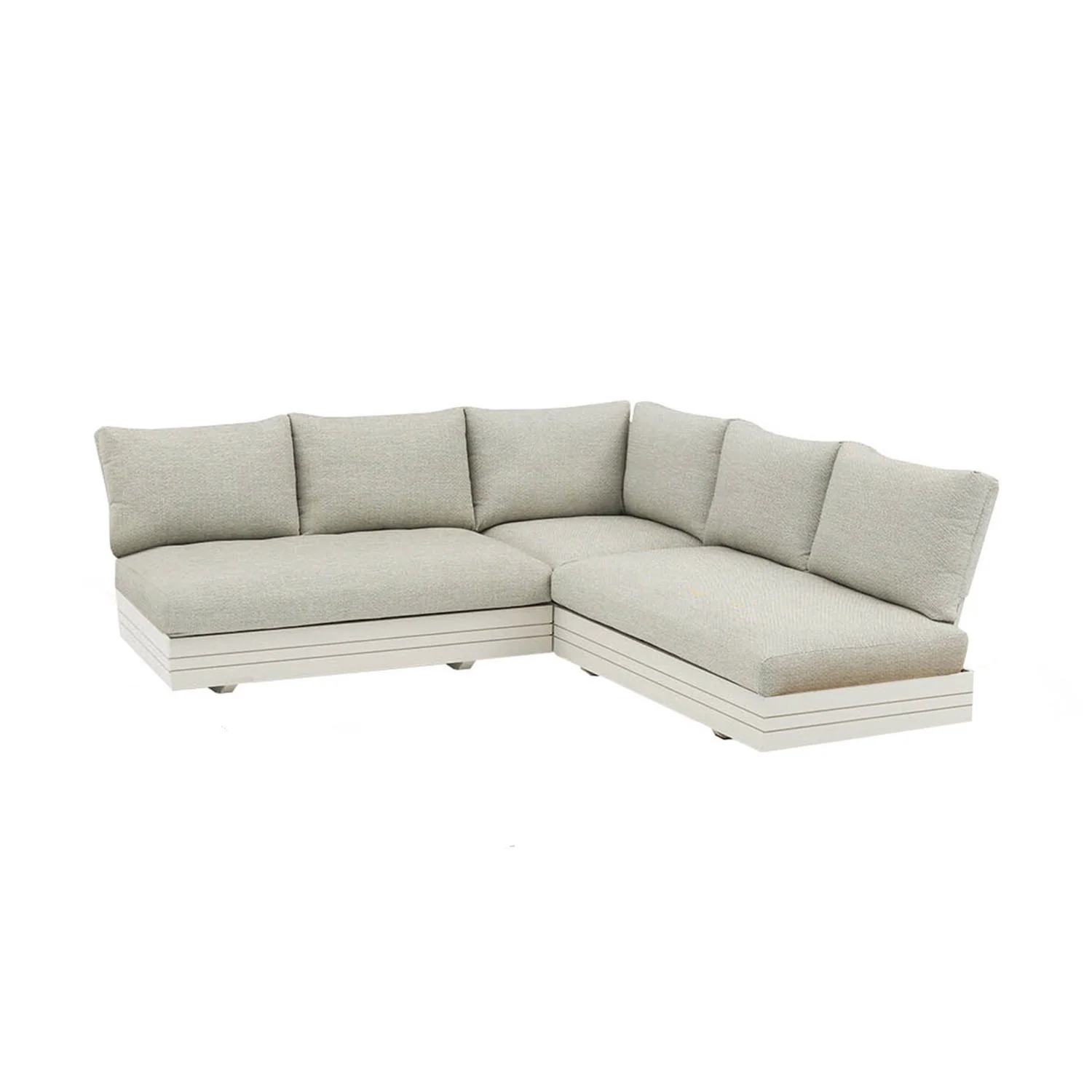 Hannover II 5 Seater Aluminium Outdoor Modular Lounge - Image 3