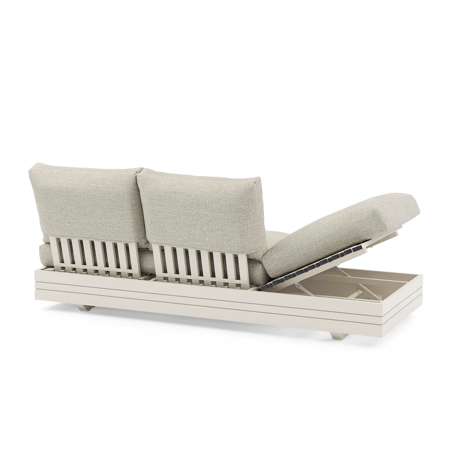 Hannover II 6 Seater Aluminium Outdoor Modular Lounge With Coffee Table - Image 15