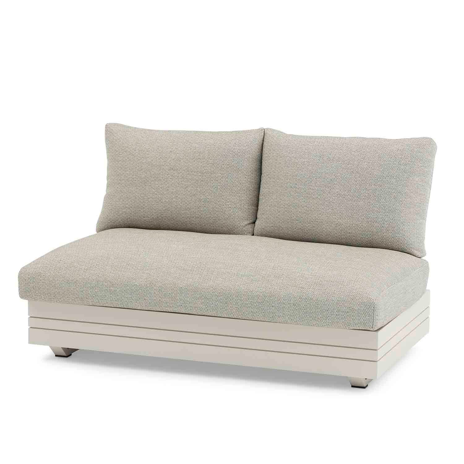Hannover II 5 Seater Aluminium Outdoor Modular Lounge With Coffee Table - Image 7