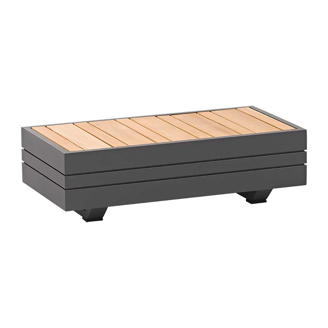 Hannover II 5 Seater Aluminium Outdoor Modular Lounge With Coffee Table - Image 12