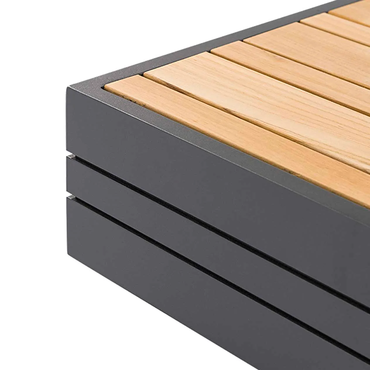Hannover II 5 Seater Aluminium Outdoor Modular Lounge With Coffee Table - Image 15
