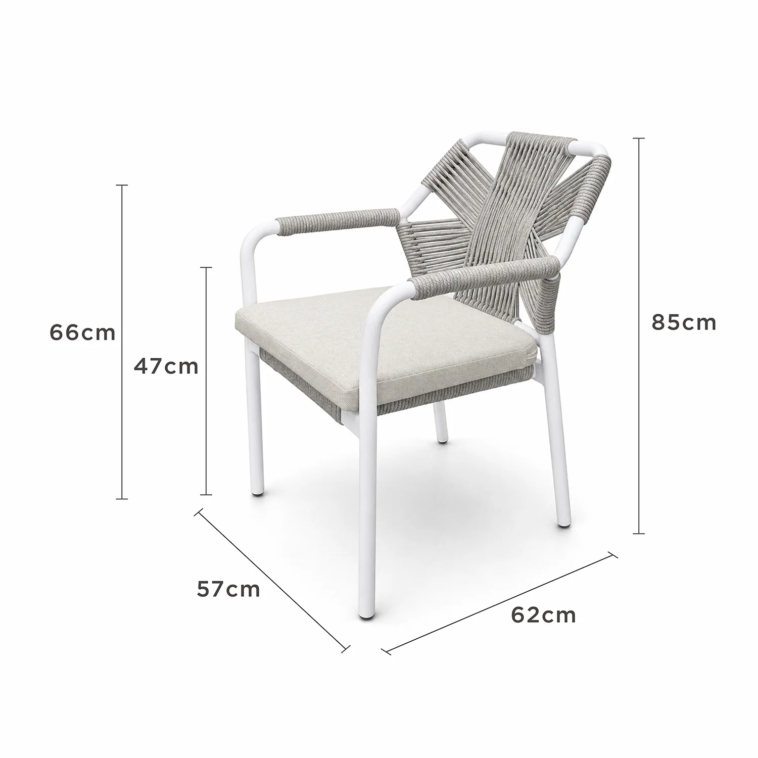 Havana Wicker Outdoor Dining Chair - Image 4