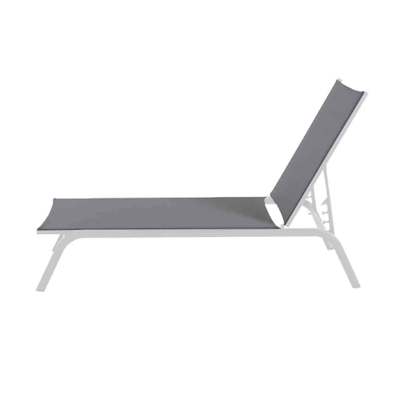 June Outdoor Aluminium Sun Lounger - Image 6
