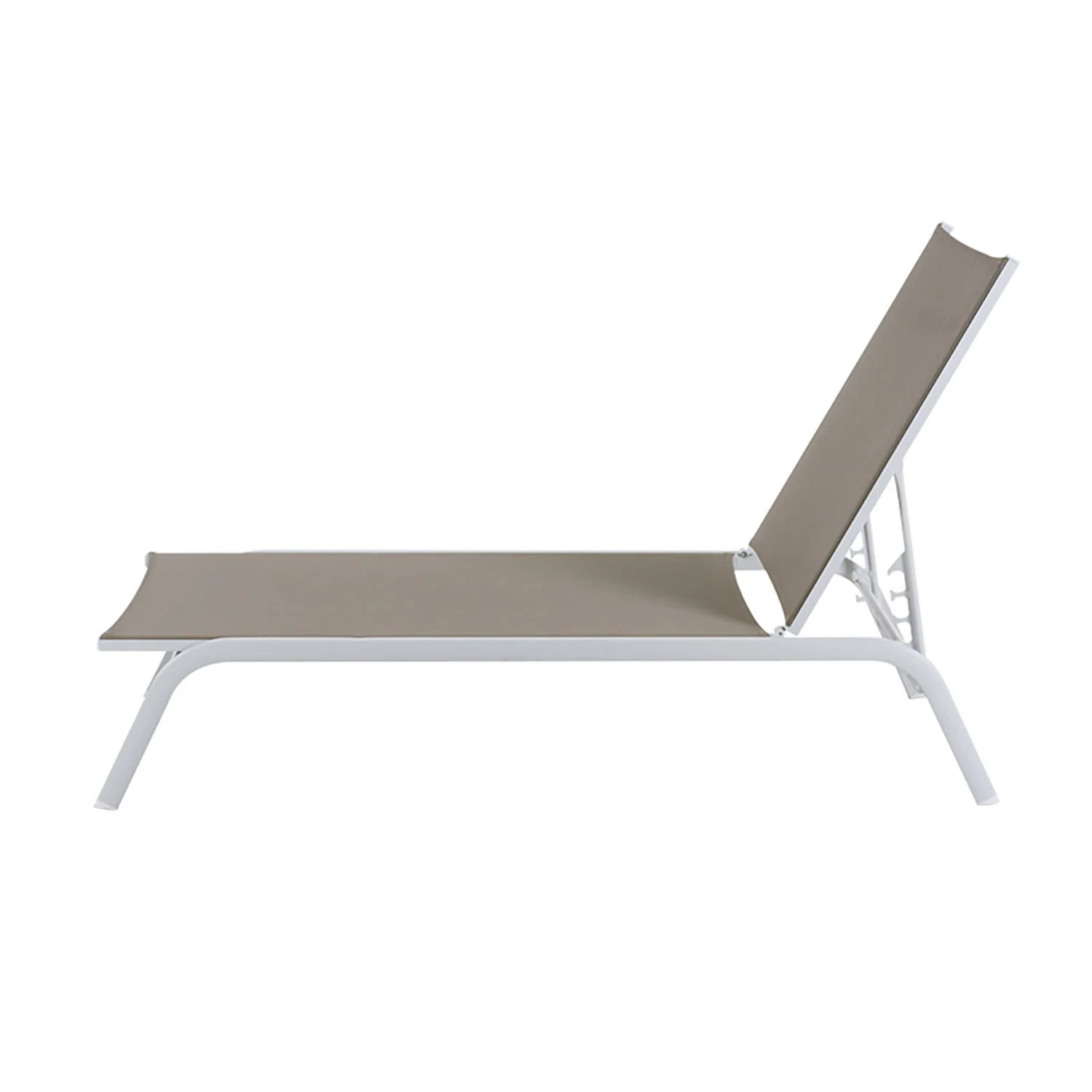 June Outdoor Aluminium Sun Lounger - Image 9