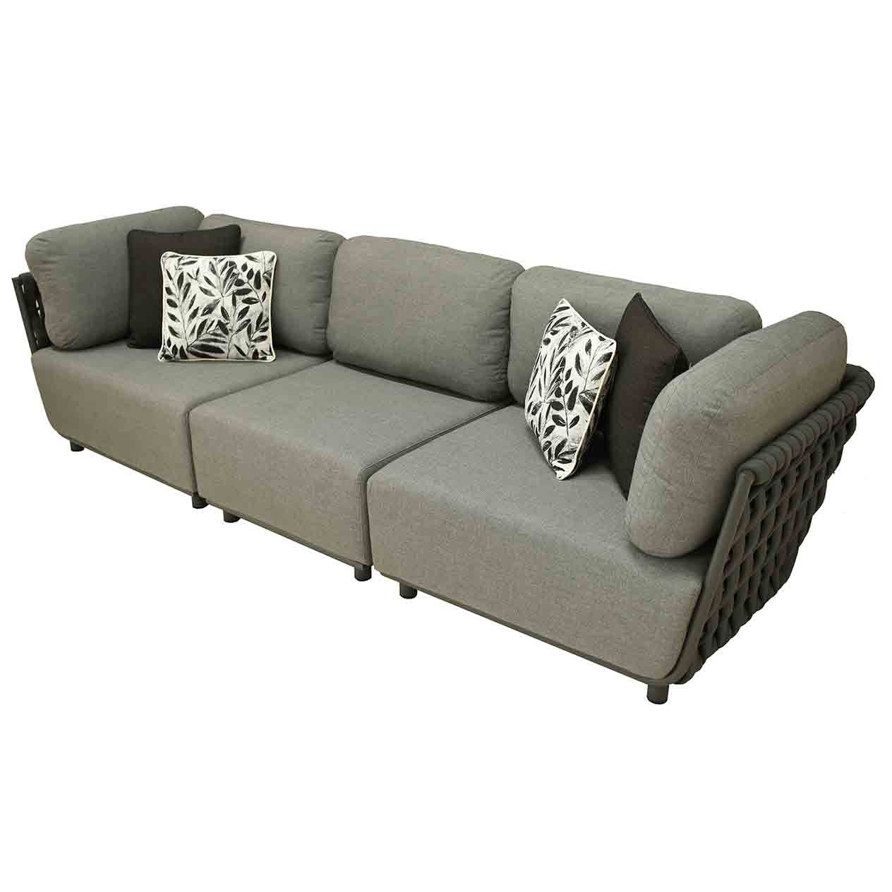 Lawson 3 Seater Outdoor Rope Lounge - Image 3