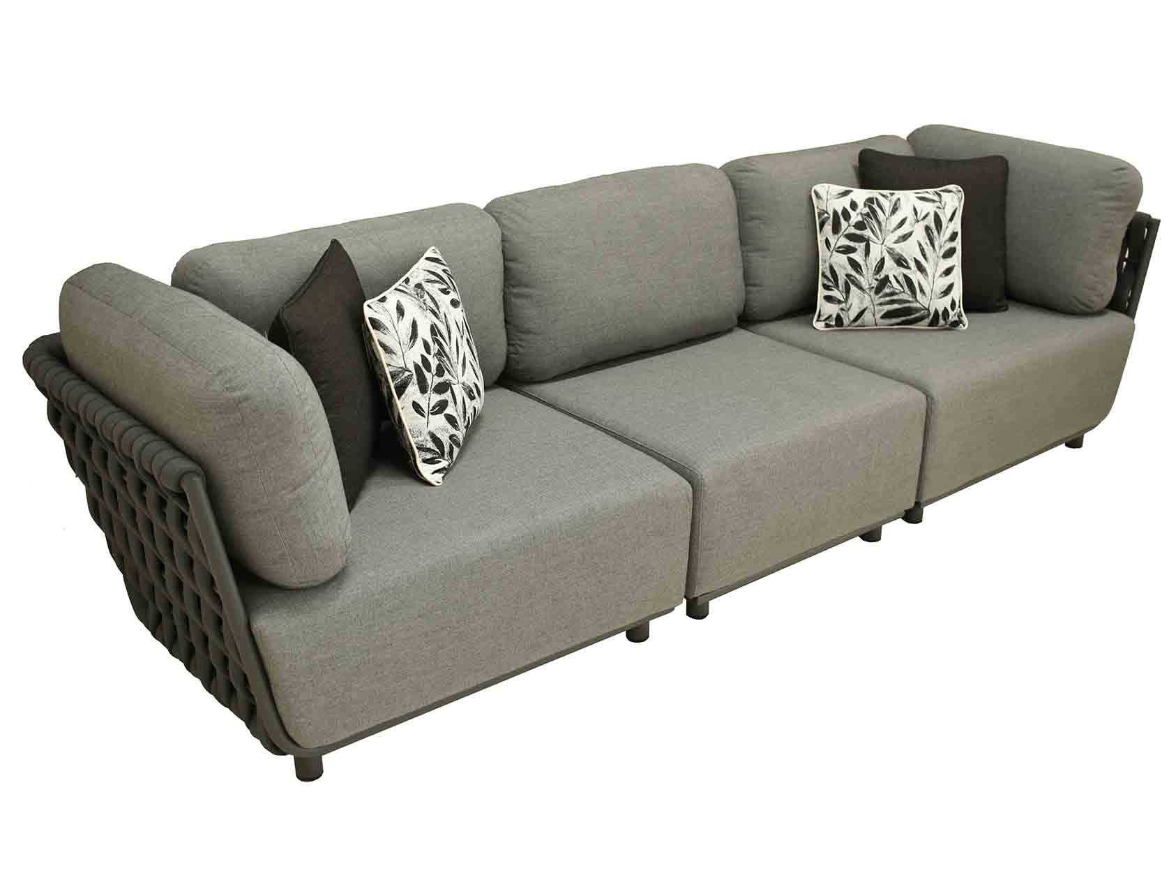 Lawson 3 Seater Outdoor Rope Lounge - Image 6