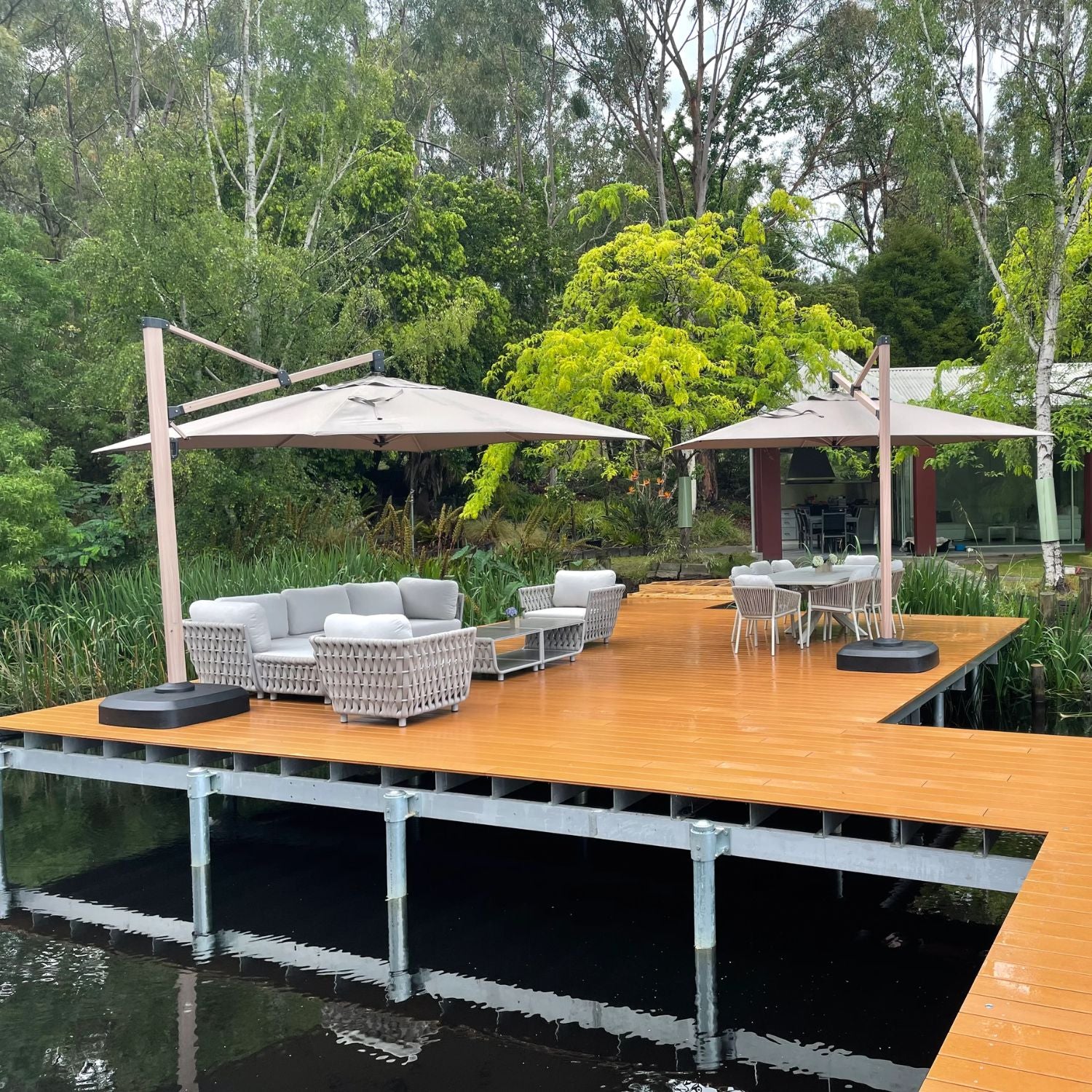 Lawson 5 Seater Outdoor Rope Lounge Setting - Image 17