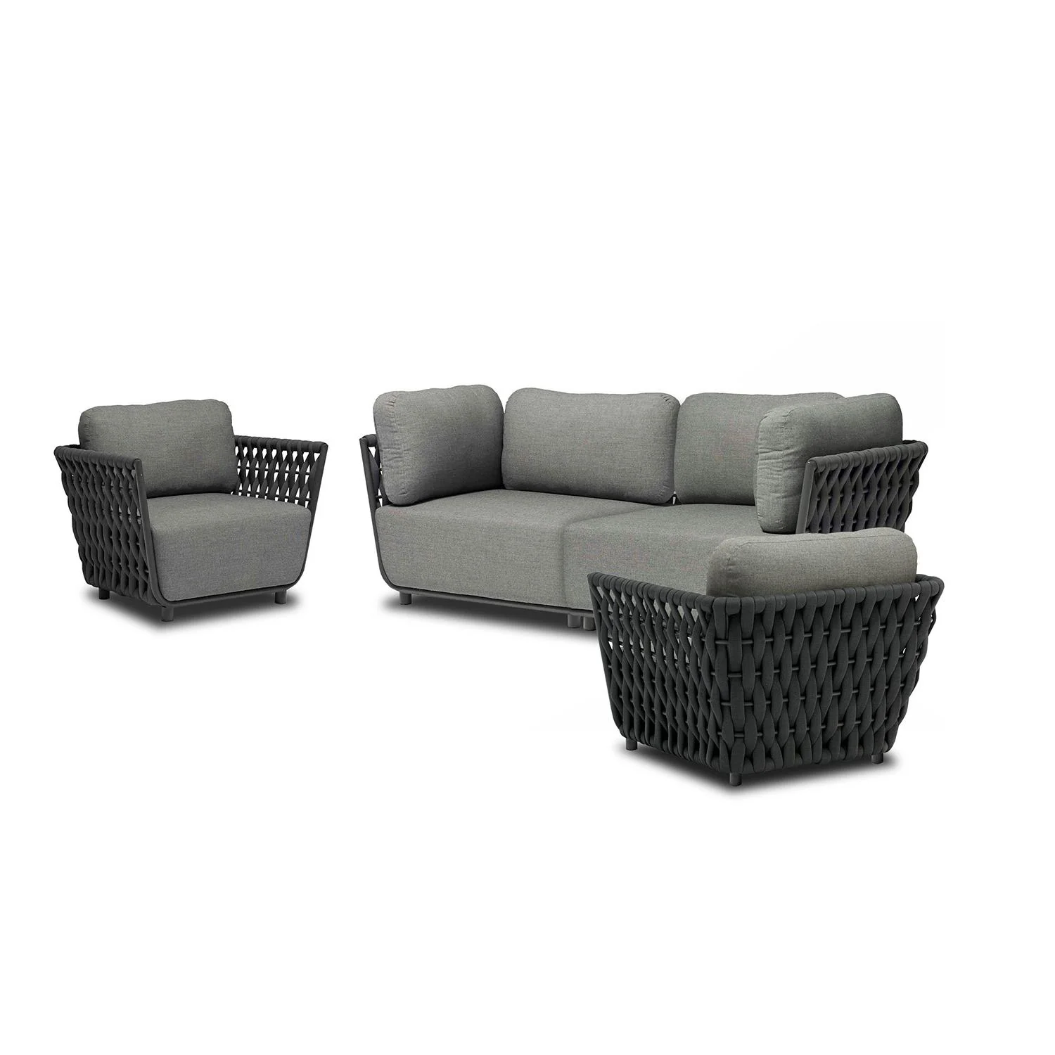 Lawson 4 Seater Rope Outdoor Lounge Setting - Image 3