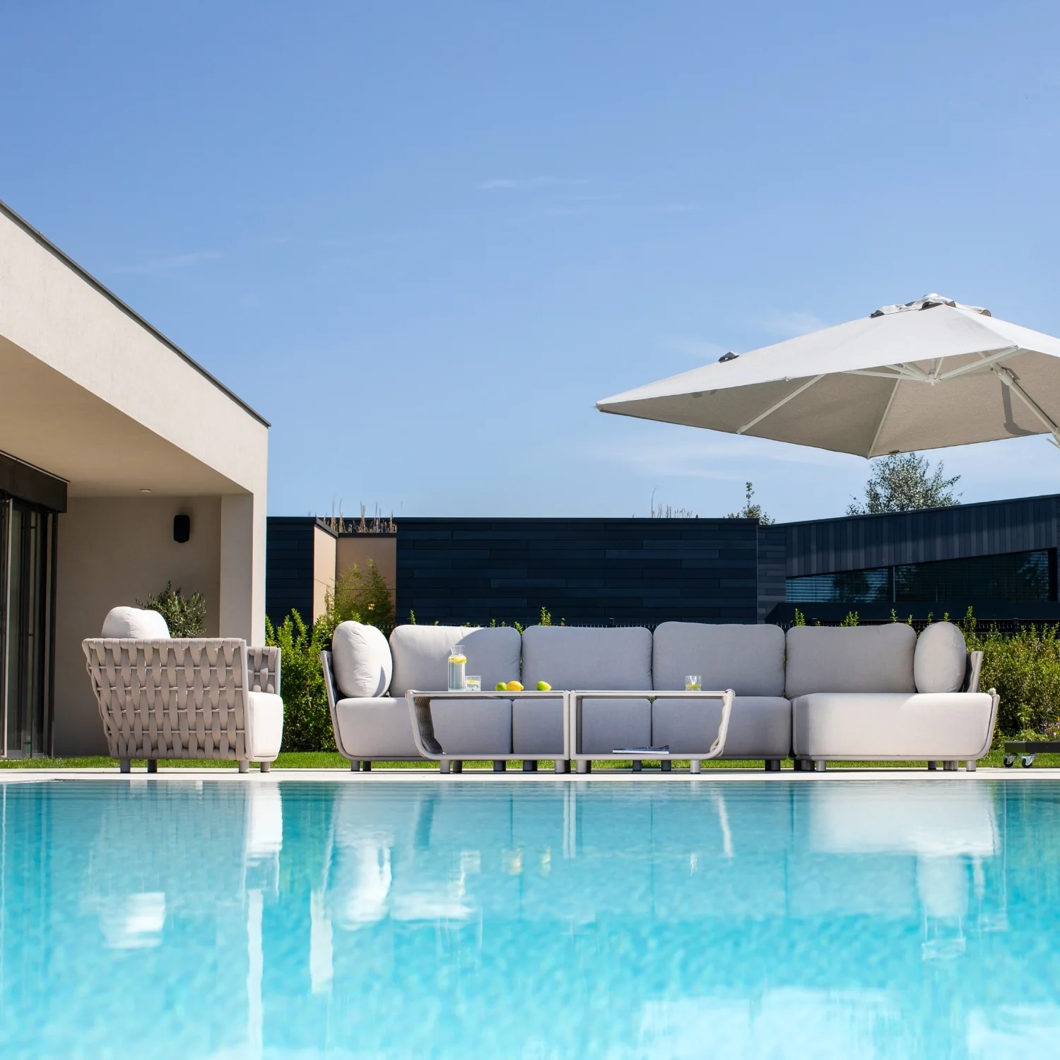 Lawson 6 Seater Outdoor Rope Modular Lounge Setting - Image 15
