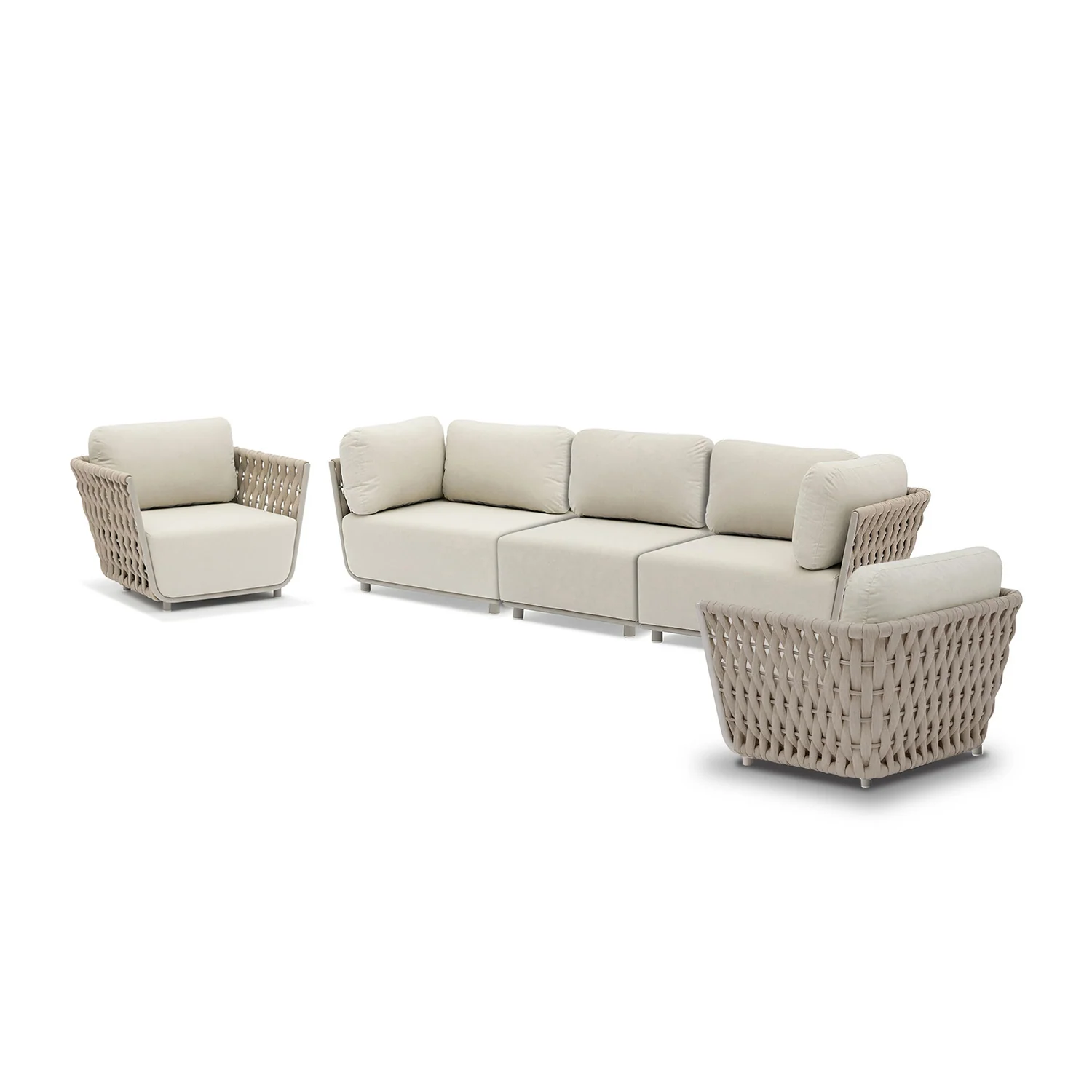 Lawson 5 Seater Rope Outdoor Lounge Setting - Image 3