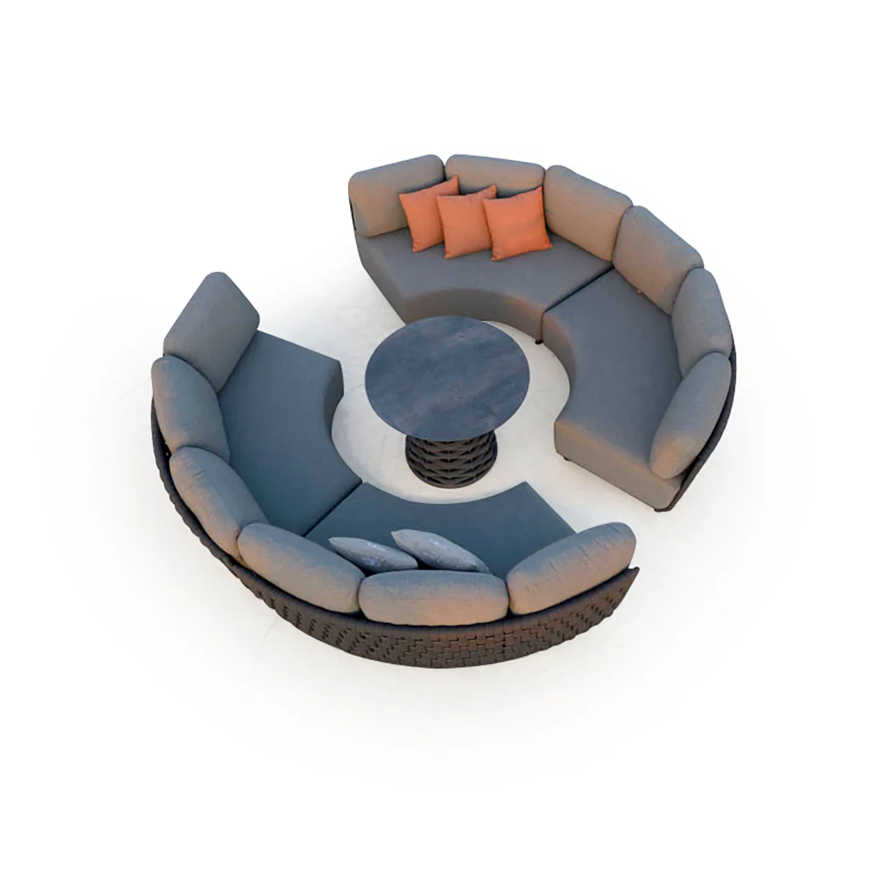 Lawson Outdoor Rope Arc-shape Sofa - Image 7