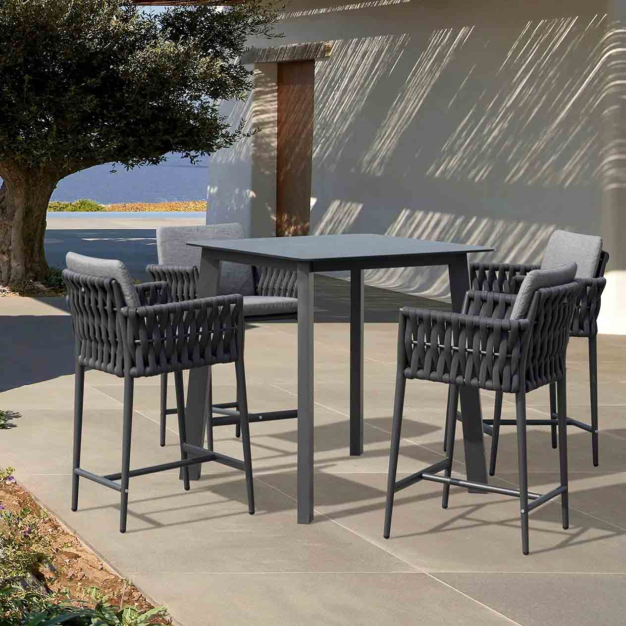 Lawson Outdoor Rope Bar Chair - Image 5
