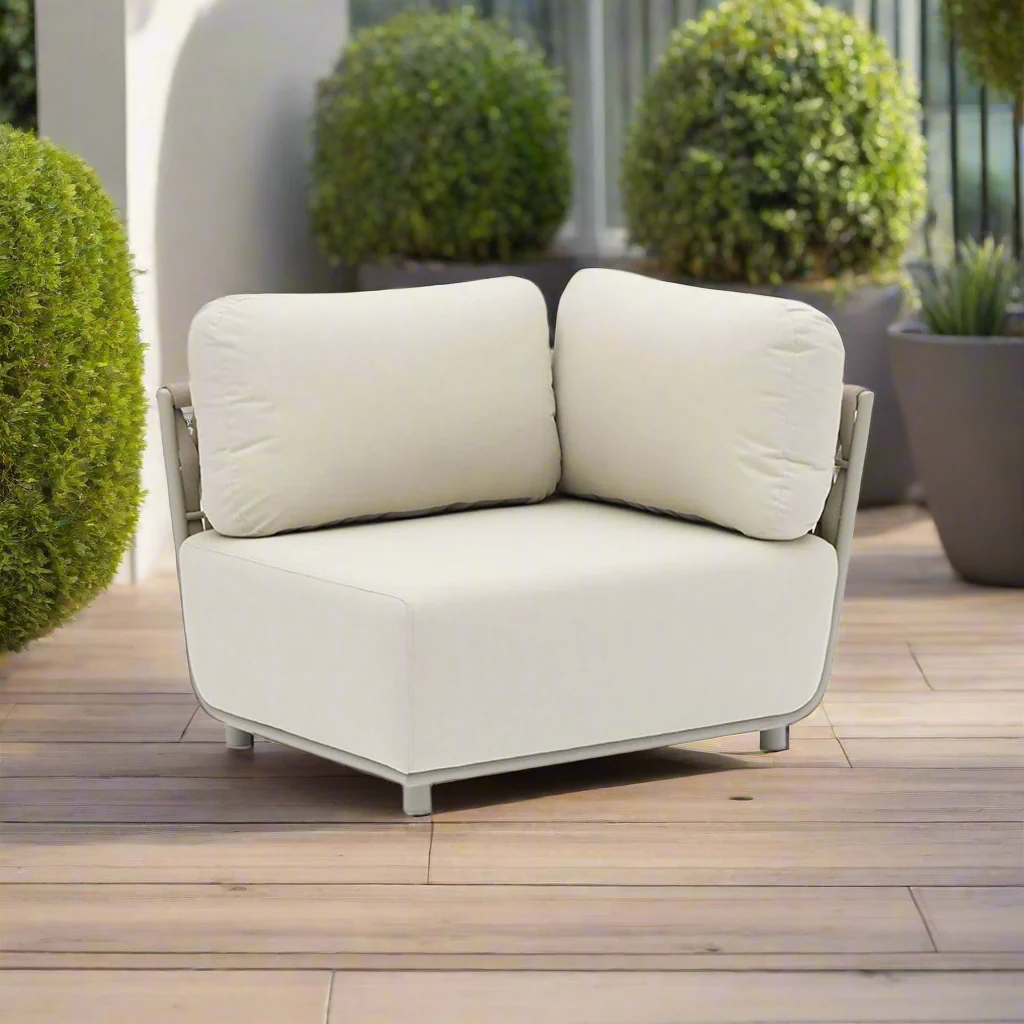 Lawson Outdoor Rope Corner Lounge With Left Arm - Image 7