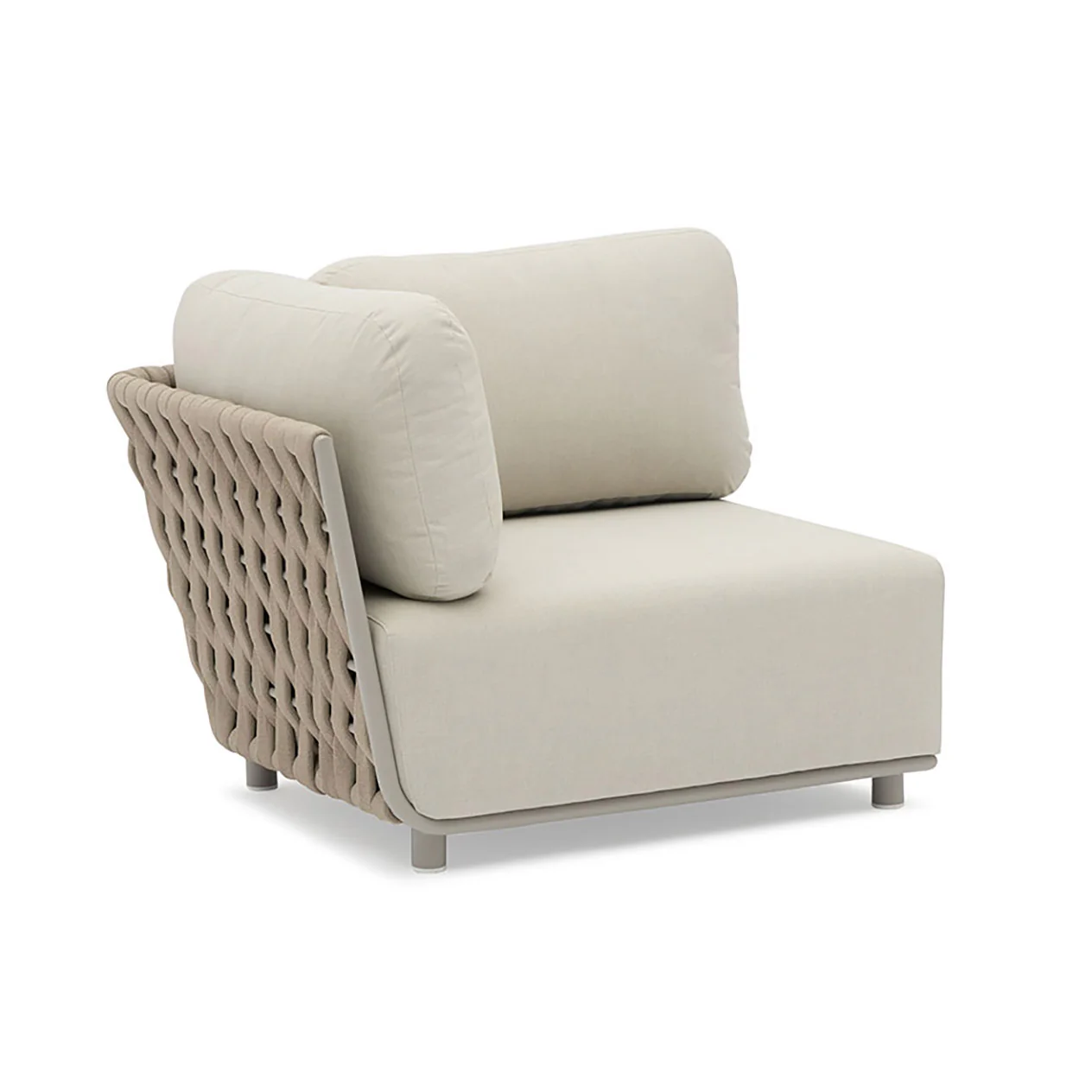 Lawson Outdoor Rope Corner Lounge With Right Arm - Image 3