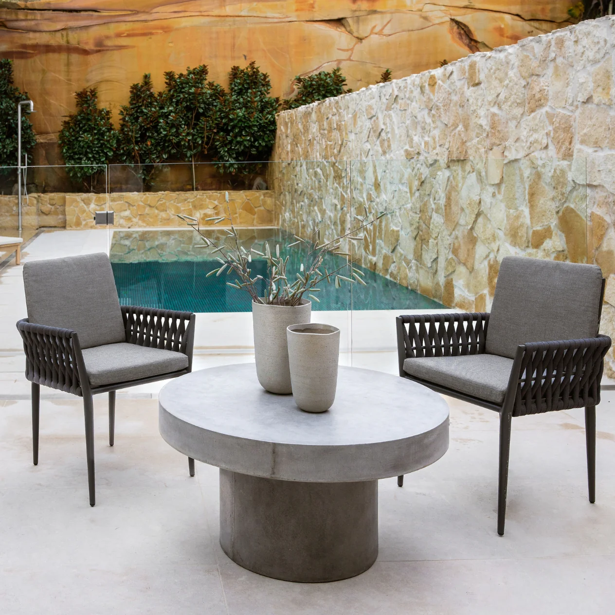 Lawson Outdoor Rope Dining Chair - Image 3