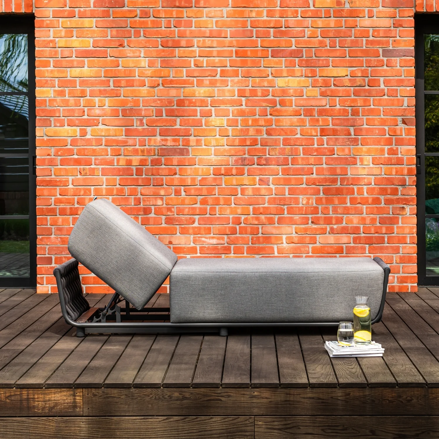 Lawson Outdoor Rope Sun Lounger - Image 5