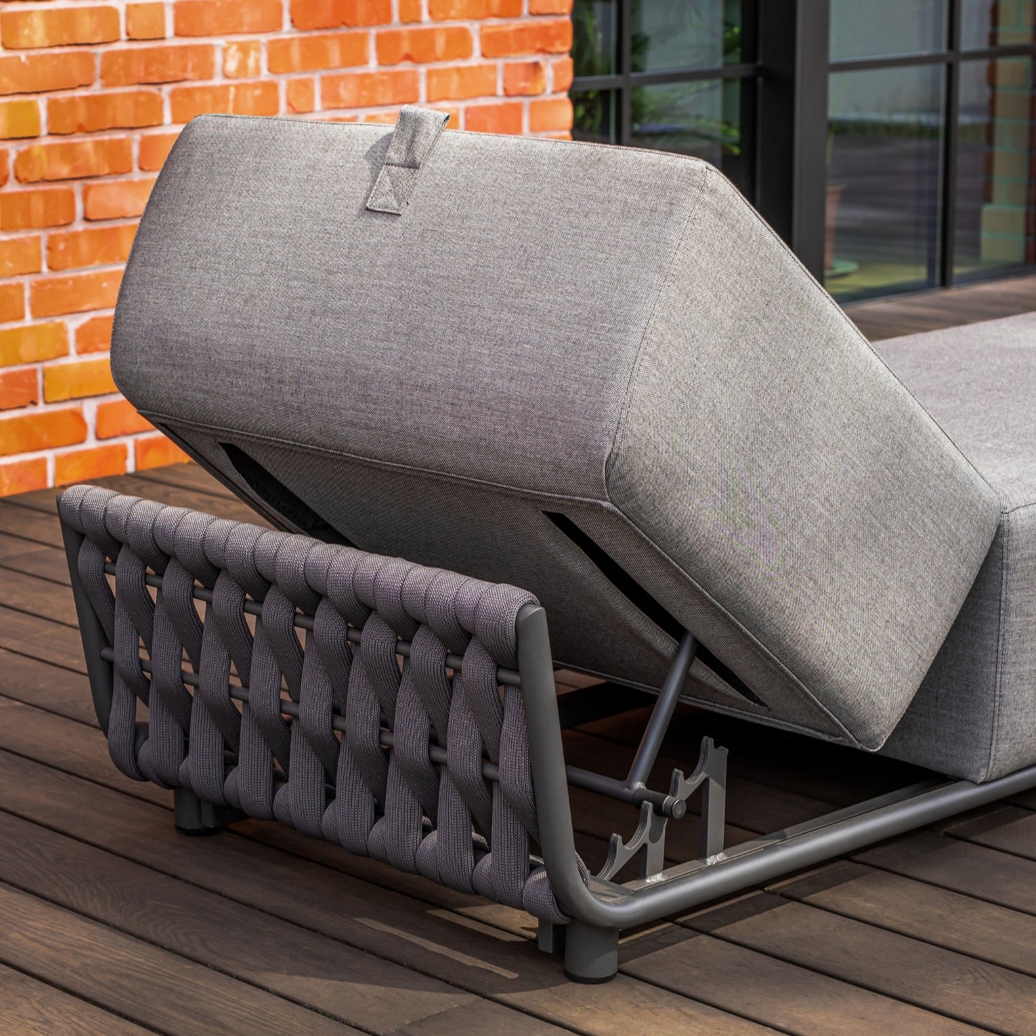 Lawson Outdoor Rope Sun Lounger - Image 6