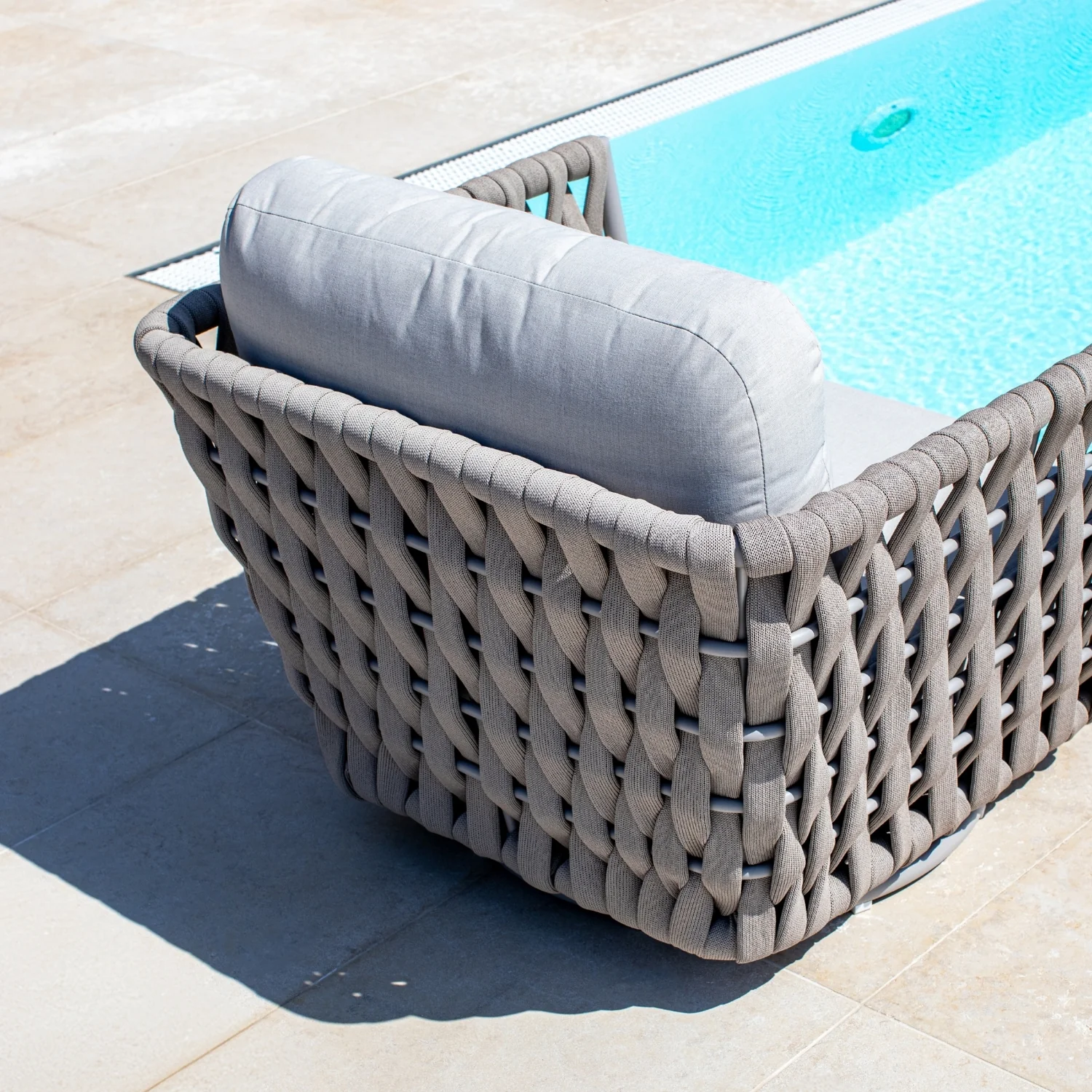 Lawson Outdoor Rope Swivel Chair - Image 6