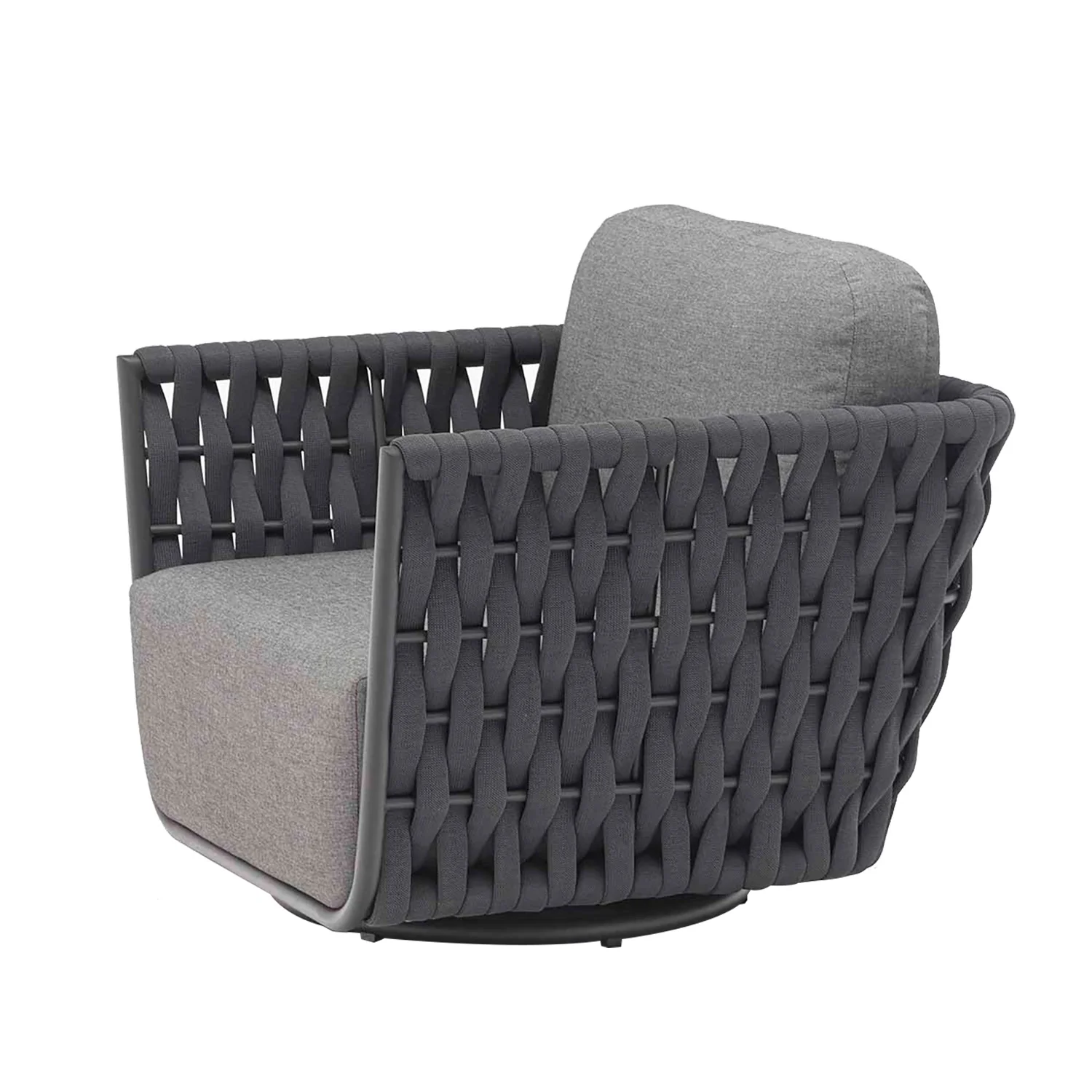 Lawson Outdoor Rope Swivel Chair - Image 9