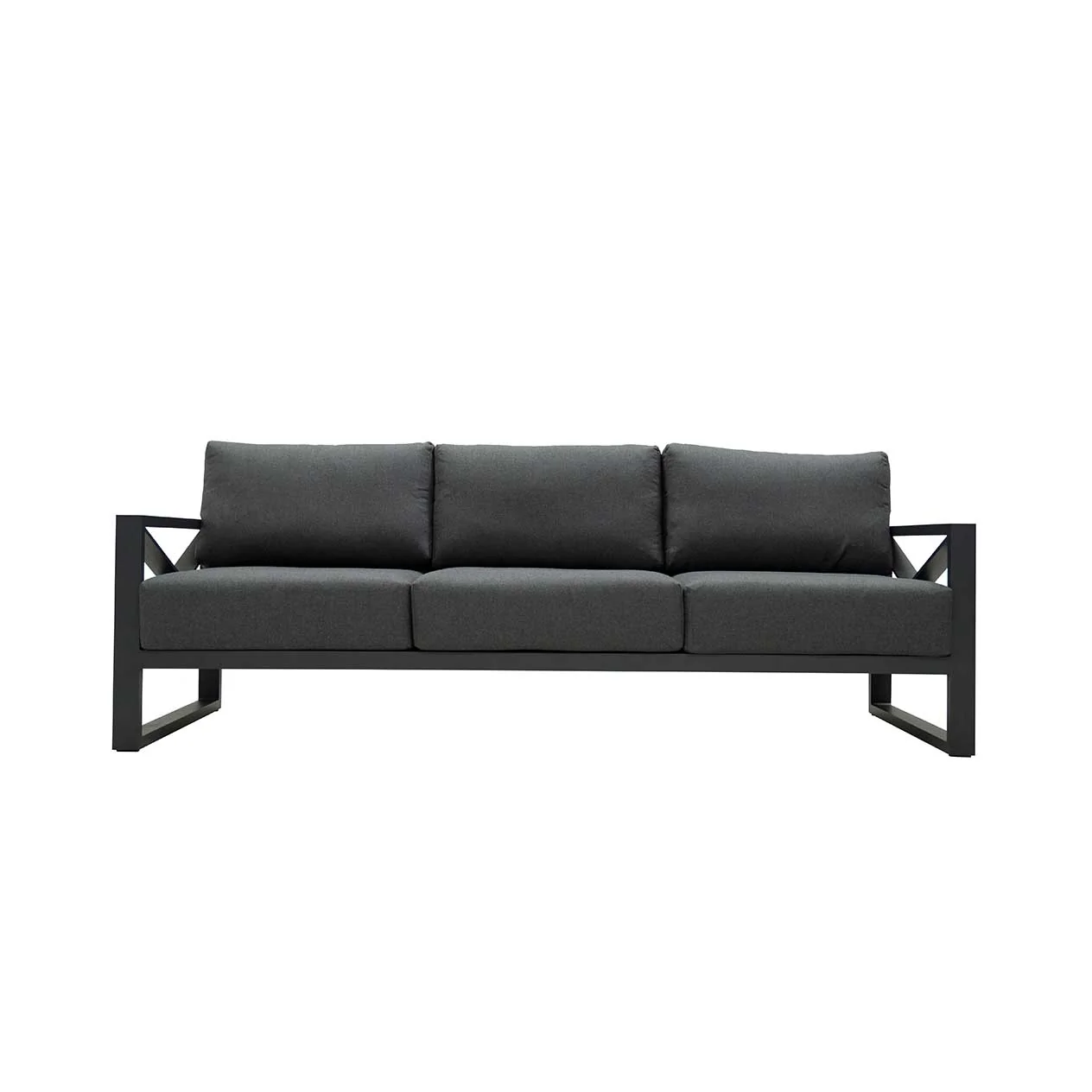 Linear 3 Seater Outdoor Aluminium Lounge