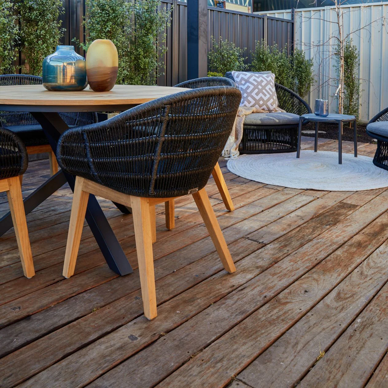 Monsoon Outdoor Wicker Dining Chair - Image 3