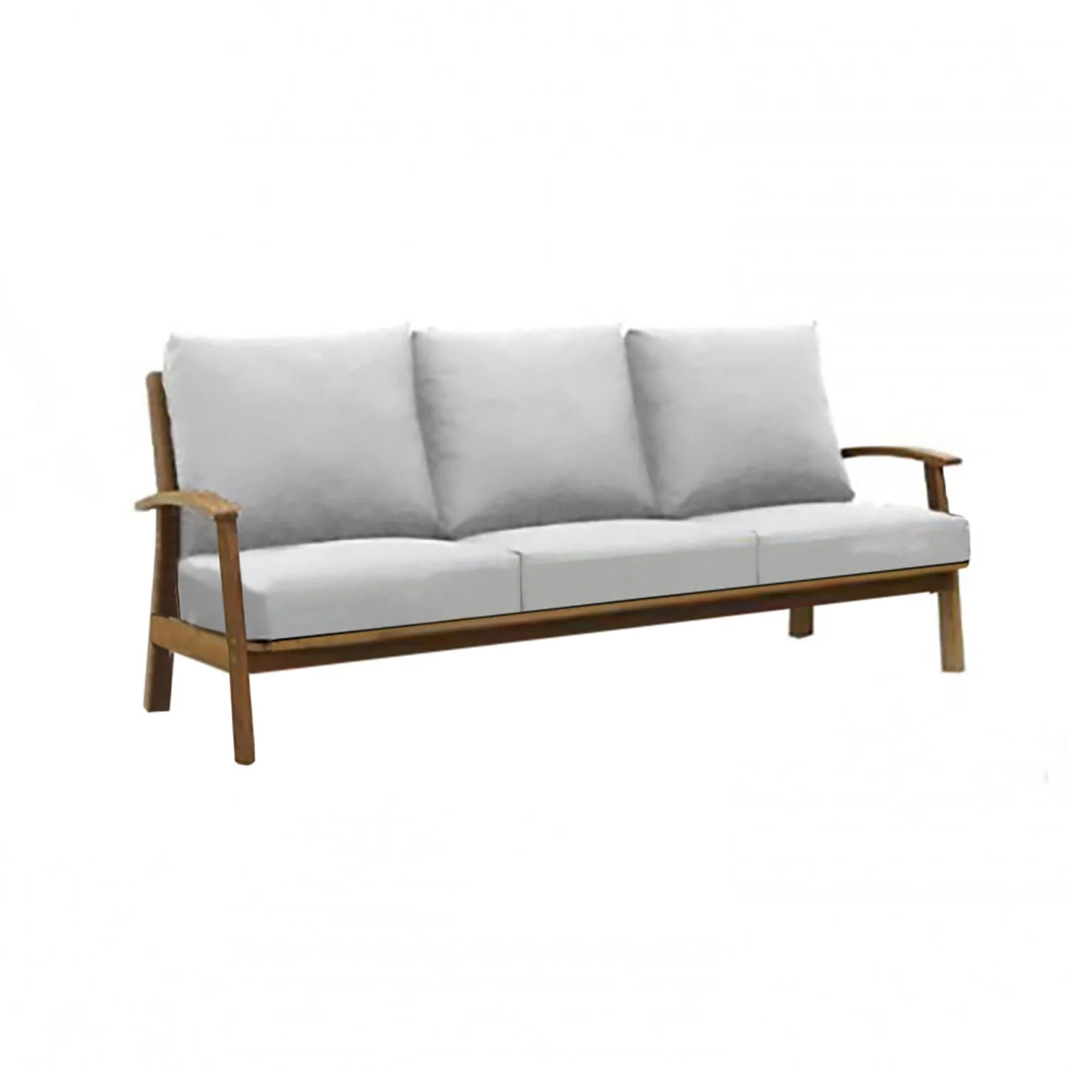 Montville 3 Seater Timber Outdoor Sofa