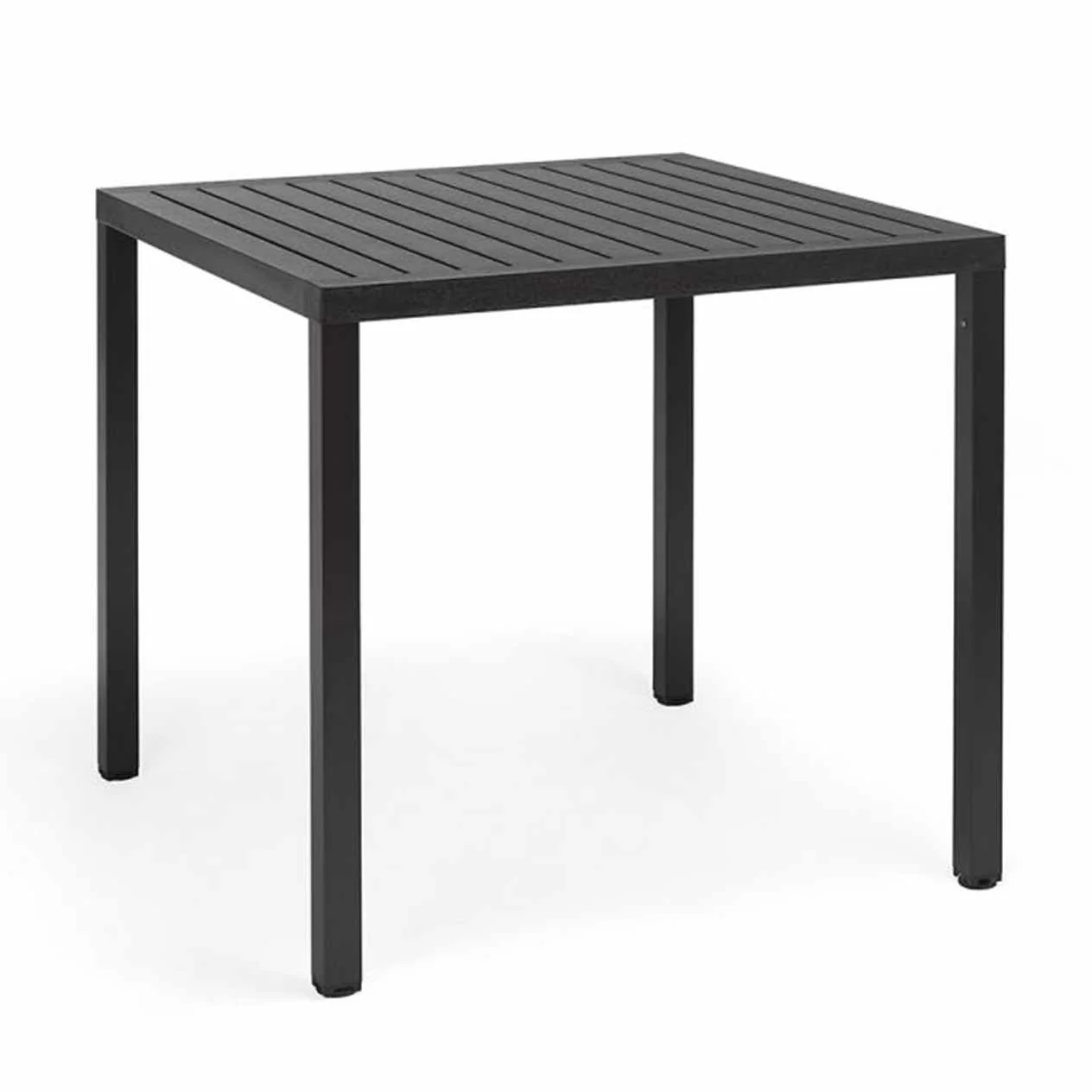 Nardi Cube 80 cm Table Doga Armless Outdoor Dining Setting - Image 15