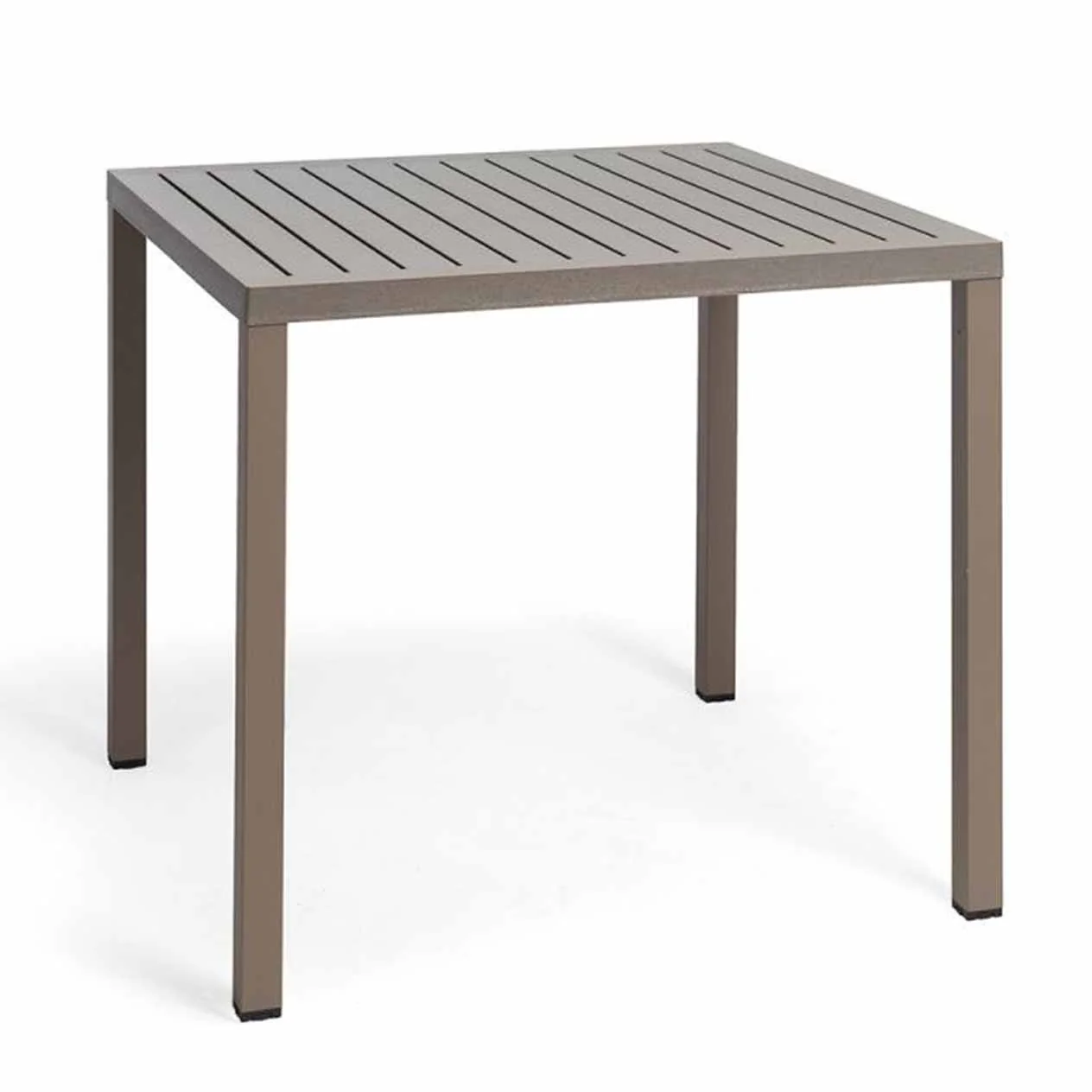 Nardi Cube 80 cm Table Doga Armless Outdoor Dining Setting - Image 17