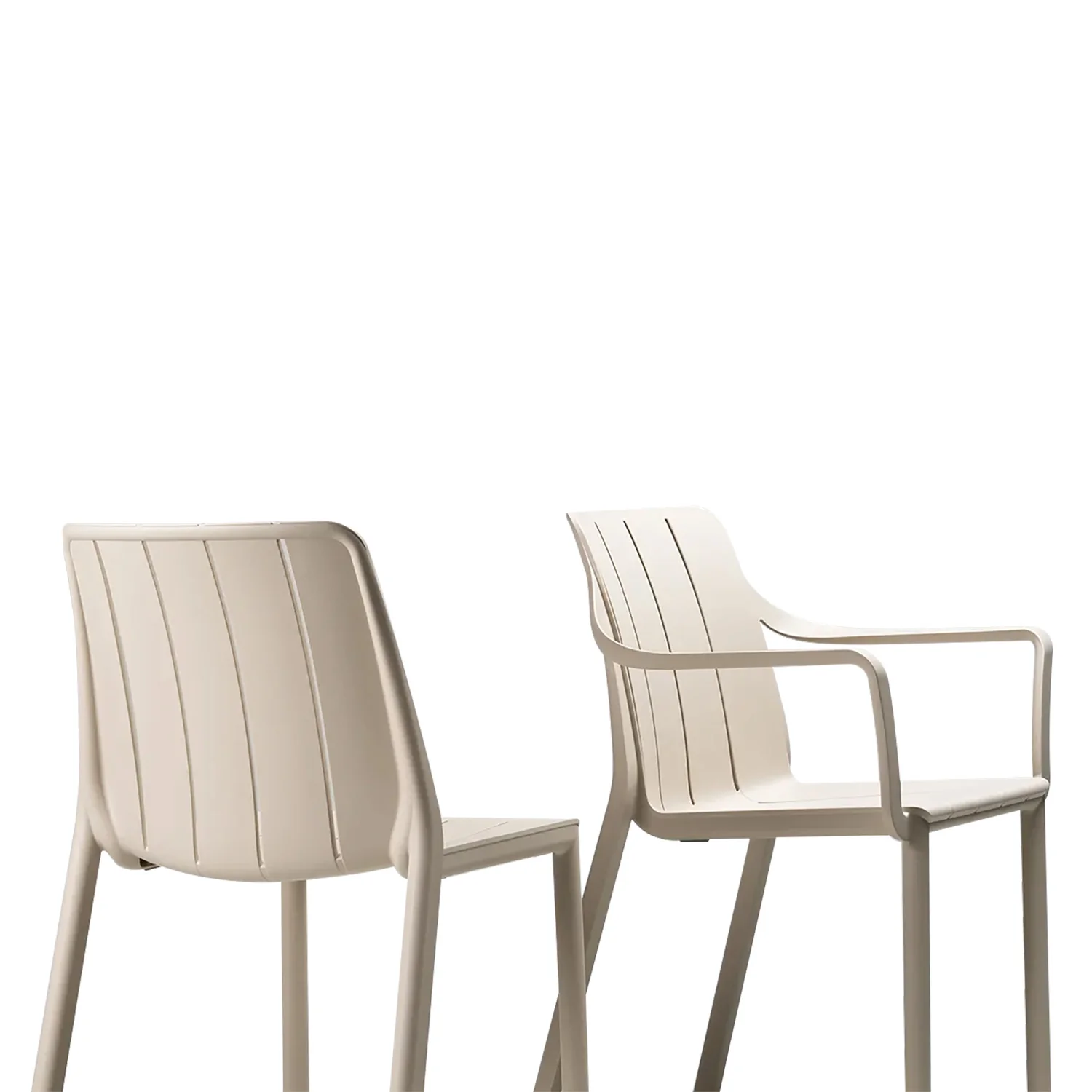Nardi Cube 80 cm Table Tiberina Armchair Outdoor Dining Setting - Image 7