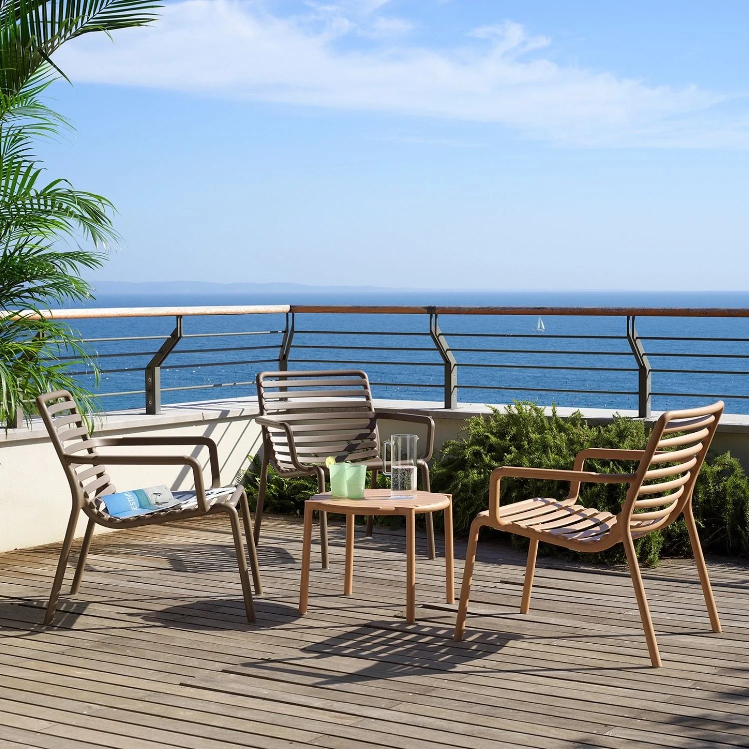 Nardi Doga Outdoor Resin Balcony Relax Chair - Image 16
