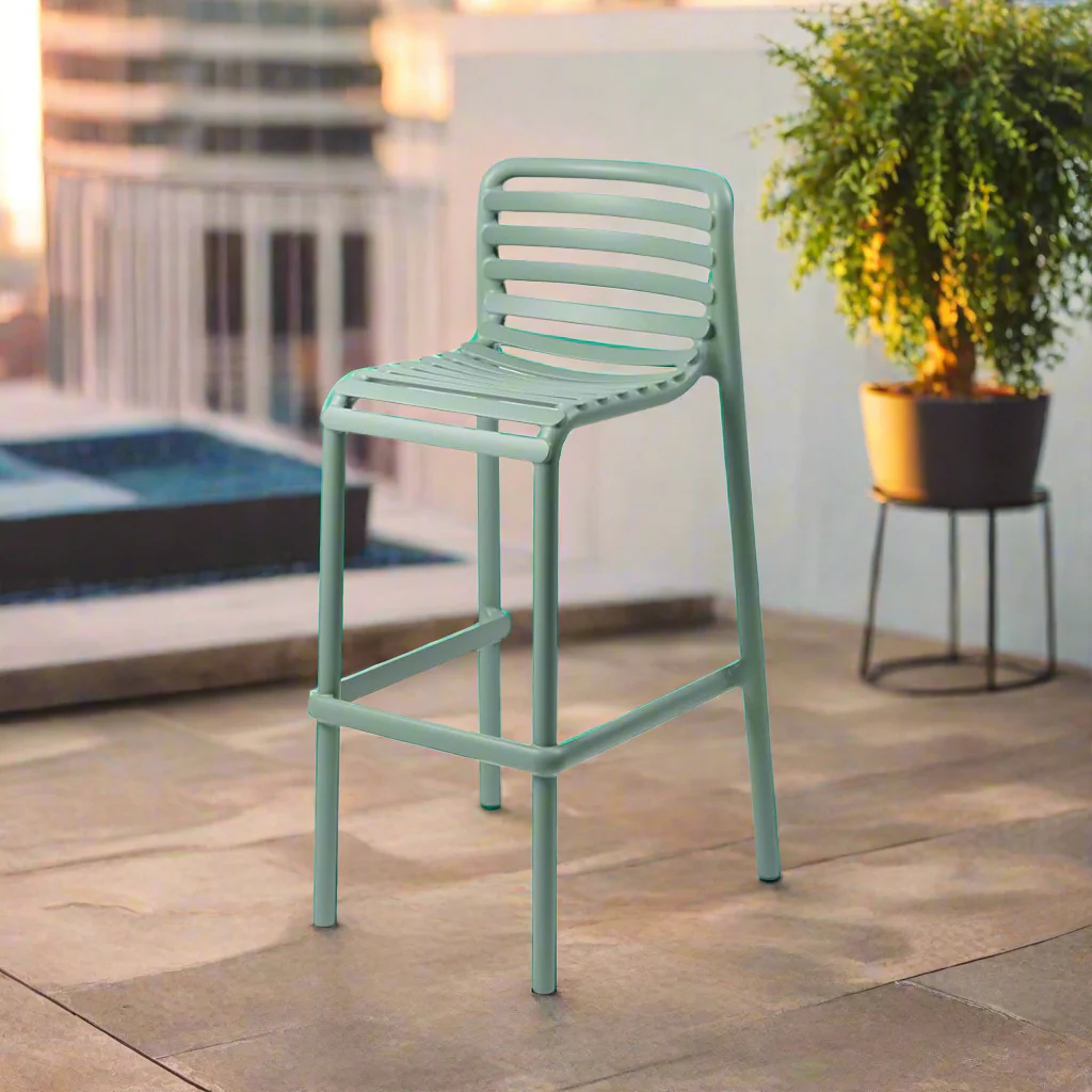 Nardi Doga Outdoor Resin Bar Stool - Image 2