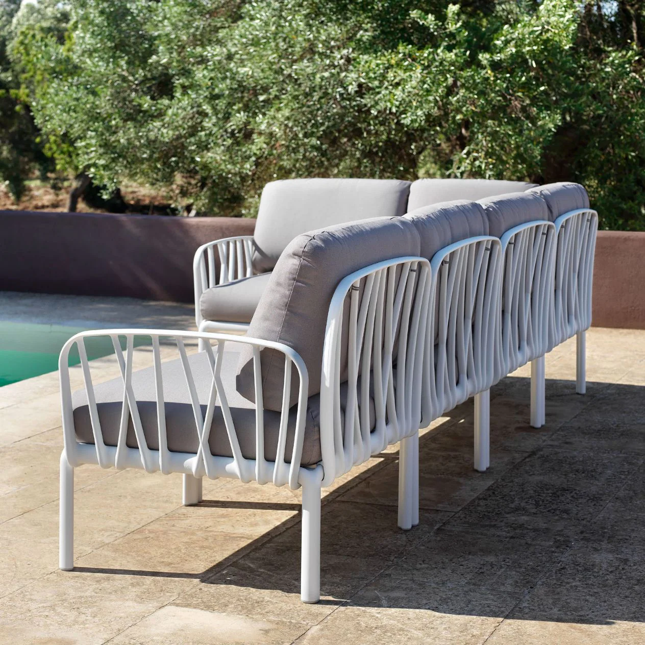 Nardi Komodo 5 Seater Outdoor Resin Modular Lounge - Image 4