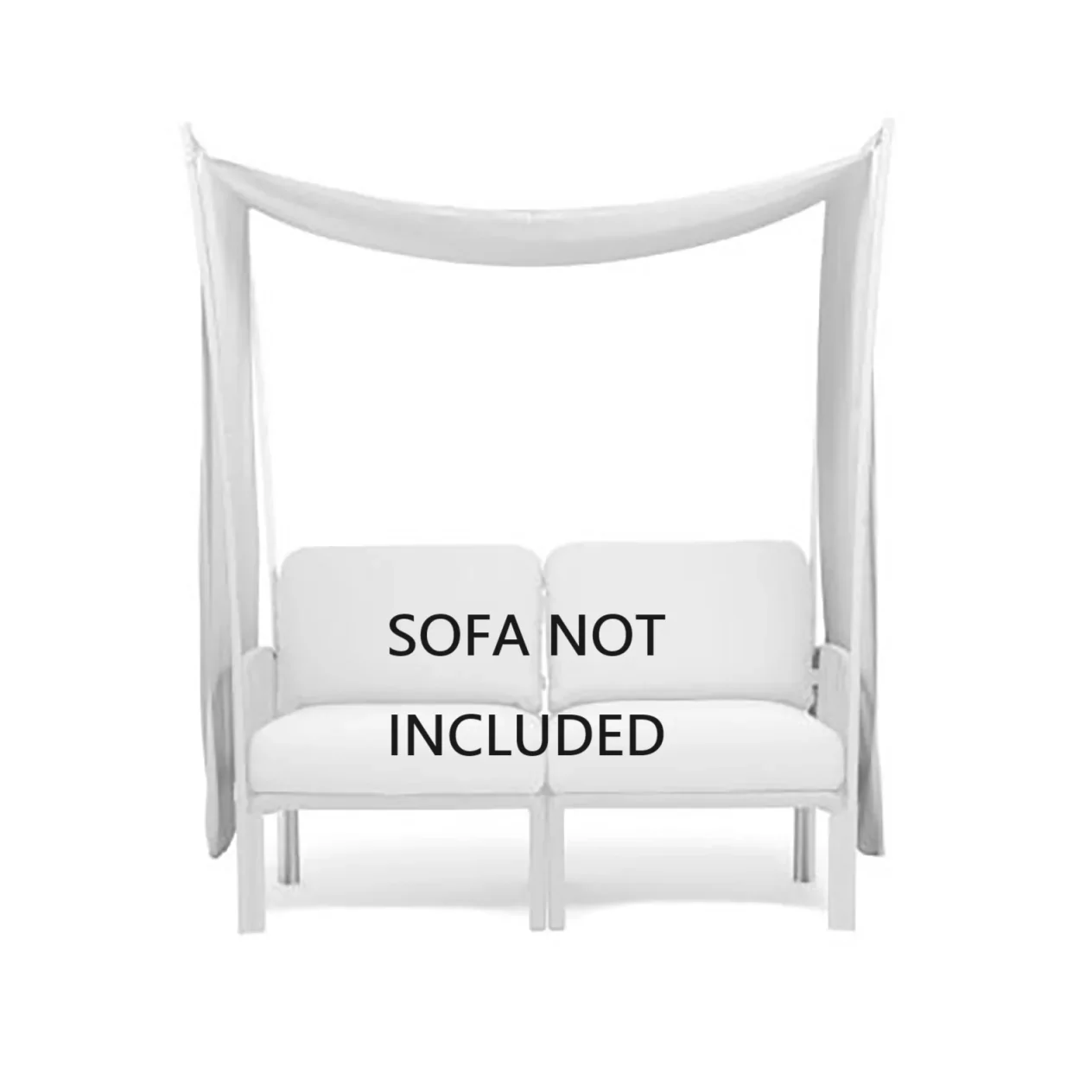 Nardi Komodo Outdoor Fabric Sunshade Only (for 2-Seater Lounge) - Image 6