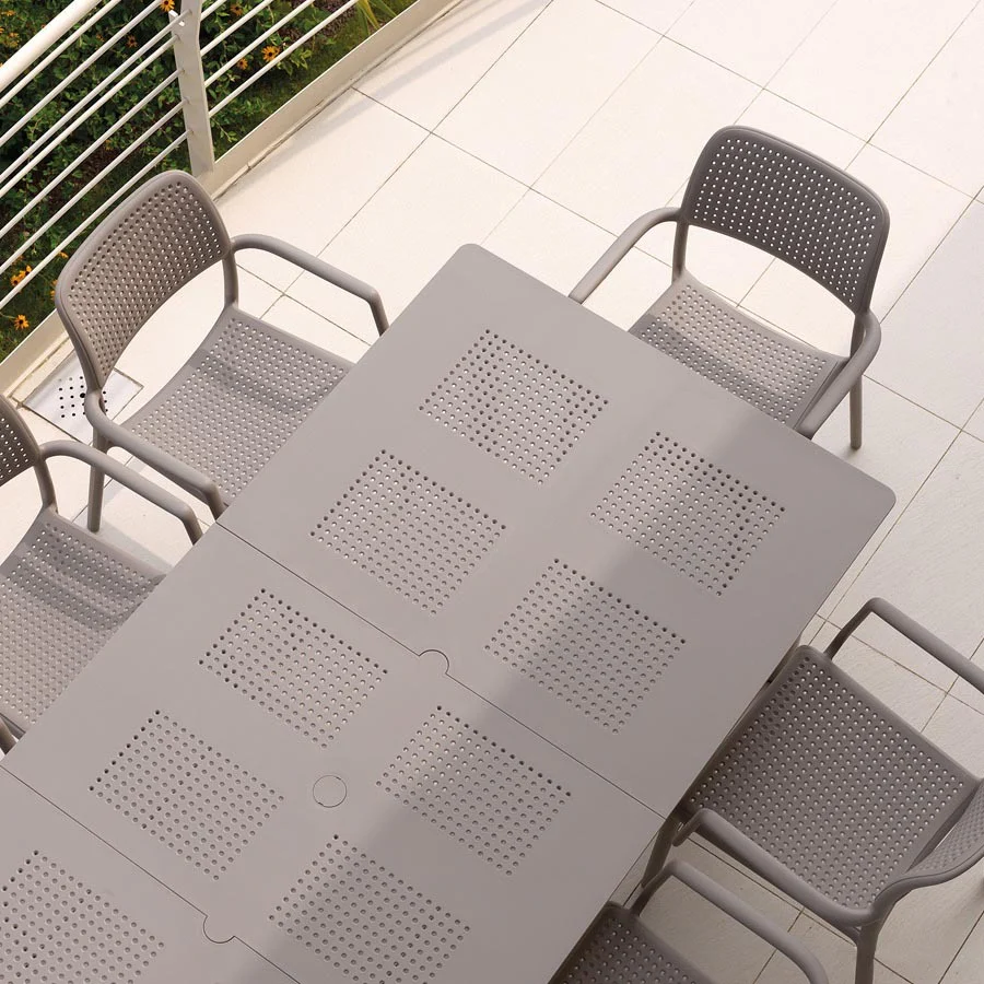 Nardi Libeccio Resin Outdoor Extension Dining Table 160/220 cm - Image 5