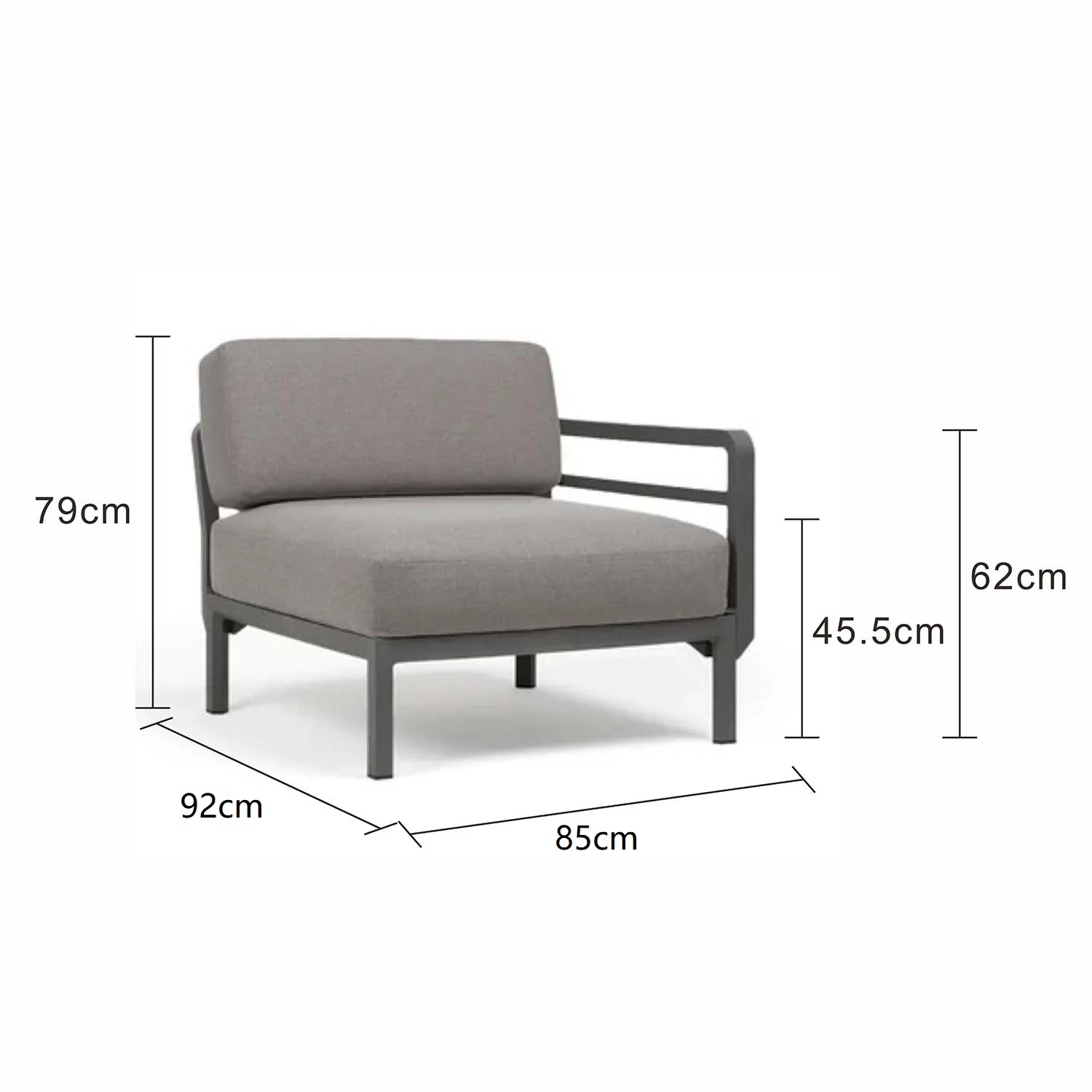 Nardi Maximo Outdoor Endchair - Image 10