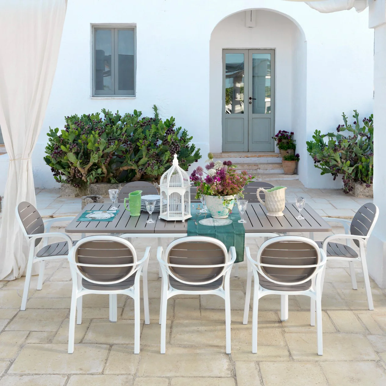 Nardi Palma Outdoor Resin Dining Chair - Image 7