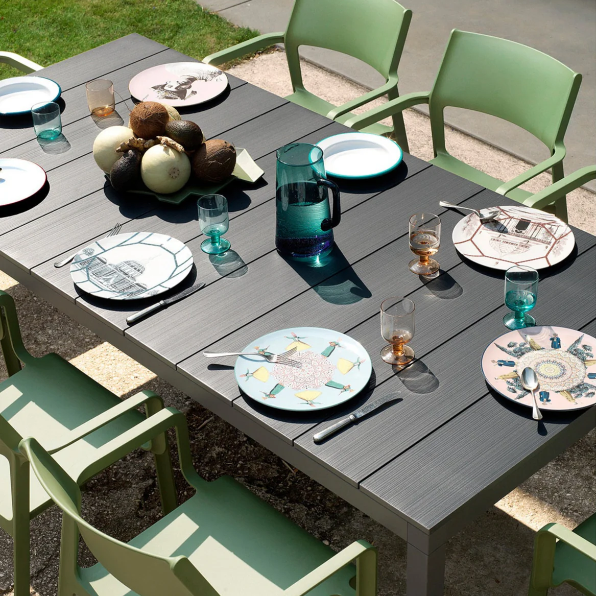 Nardi Rio Outdoor Aluminiun Extension Dining Table 210/280 cm - Image 2