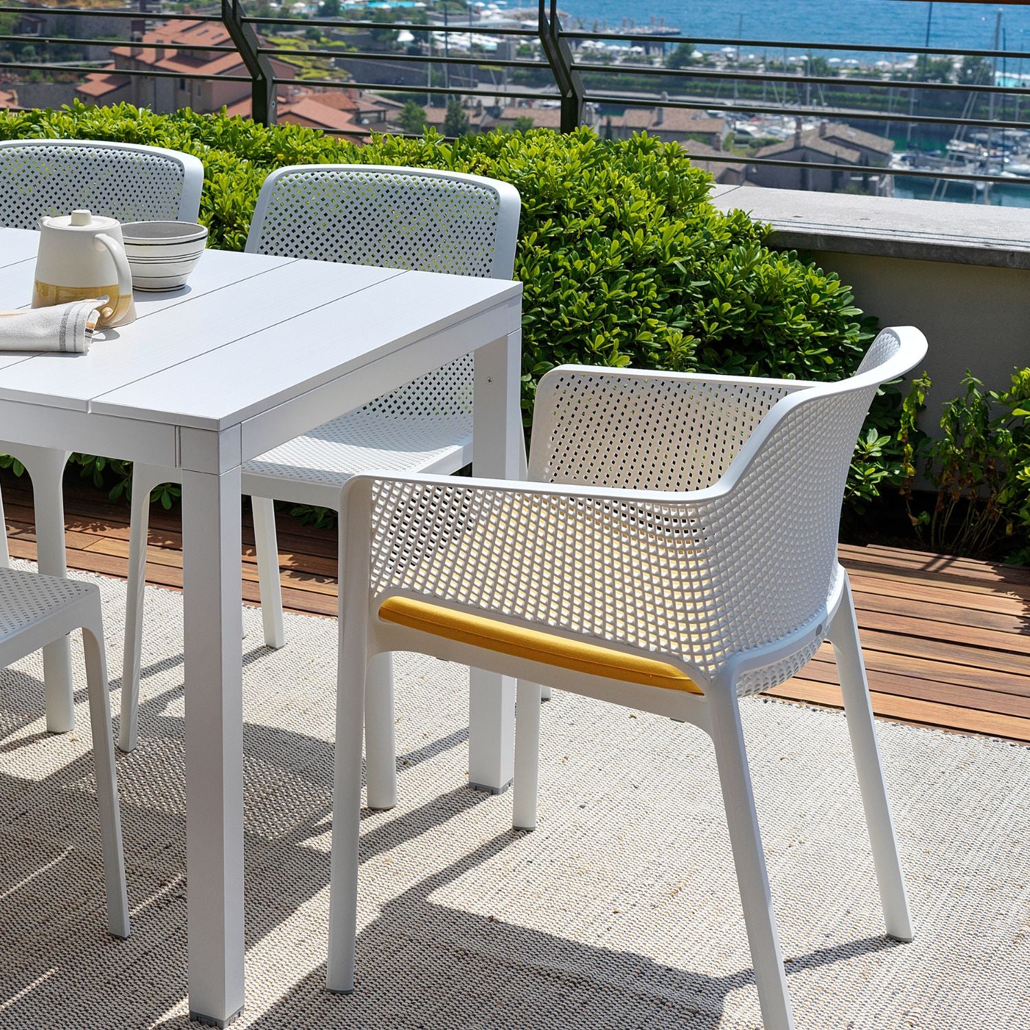 Nardi Rio Outdoor Aluminium Extension Dining Table 140/210 cm - Image 3