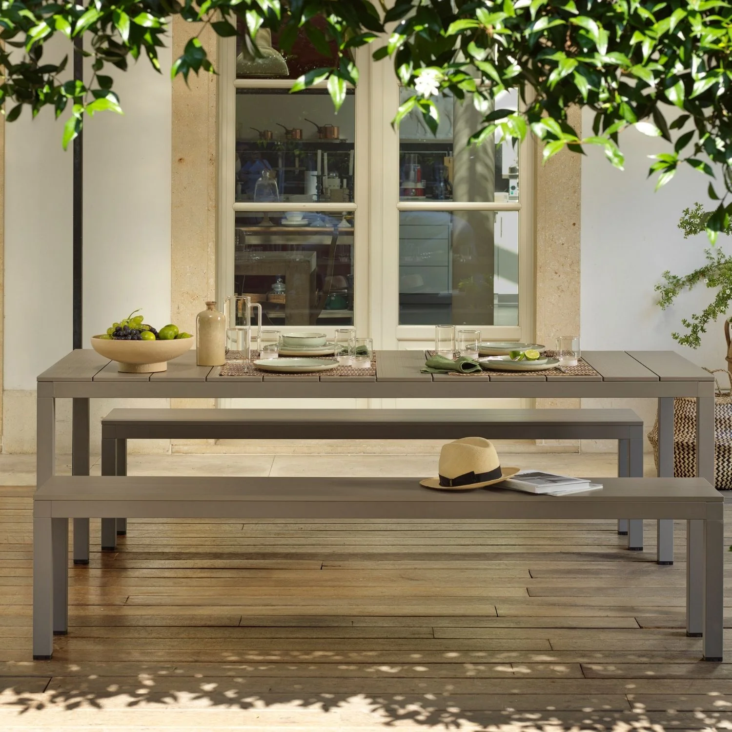 Nardi Rio Outdoor Aliminium Bench 195.5 cm - Image 2