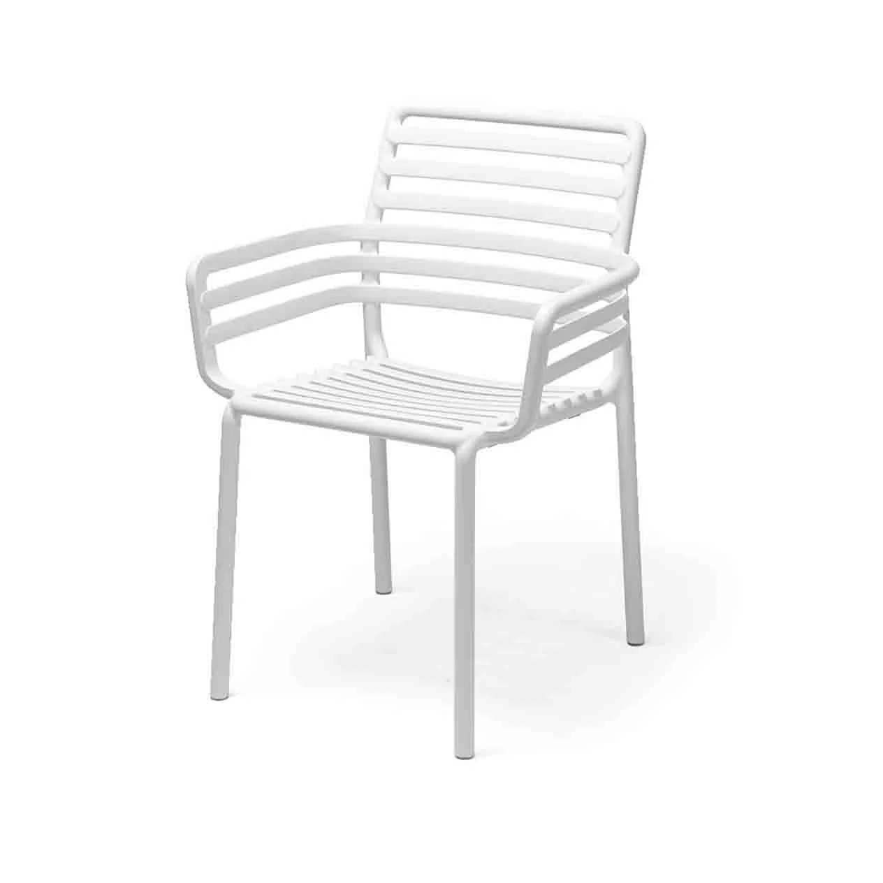 Nardi Cube 140 cm Table Doga Armchair Outdoor Dining Setting - Image 8