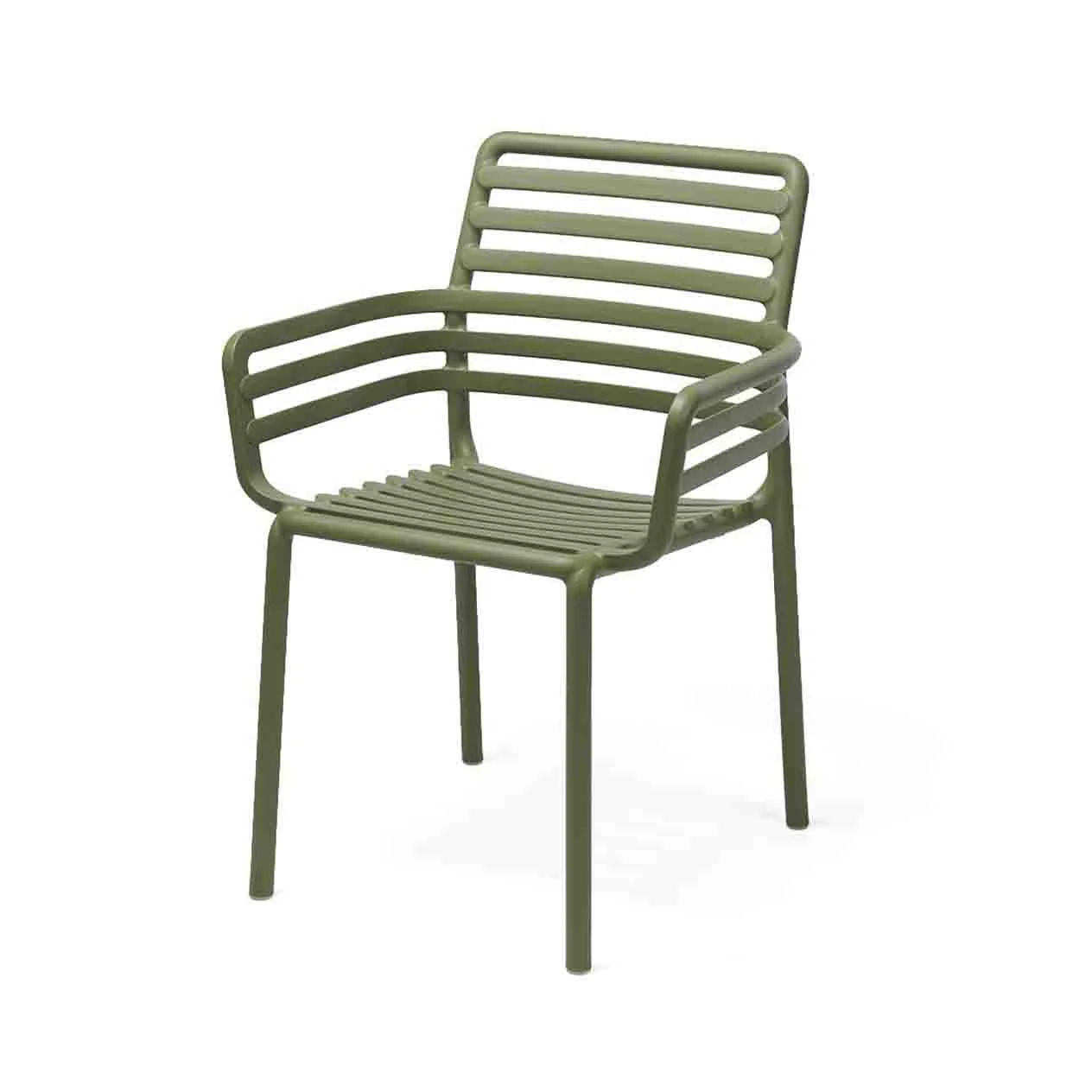 Nardi Cube 140 cm Table Doga Armchair Outdoor Dining Setting - Image 6