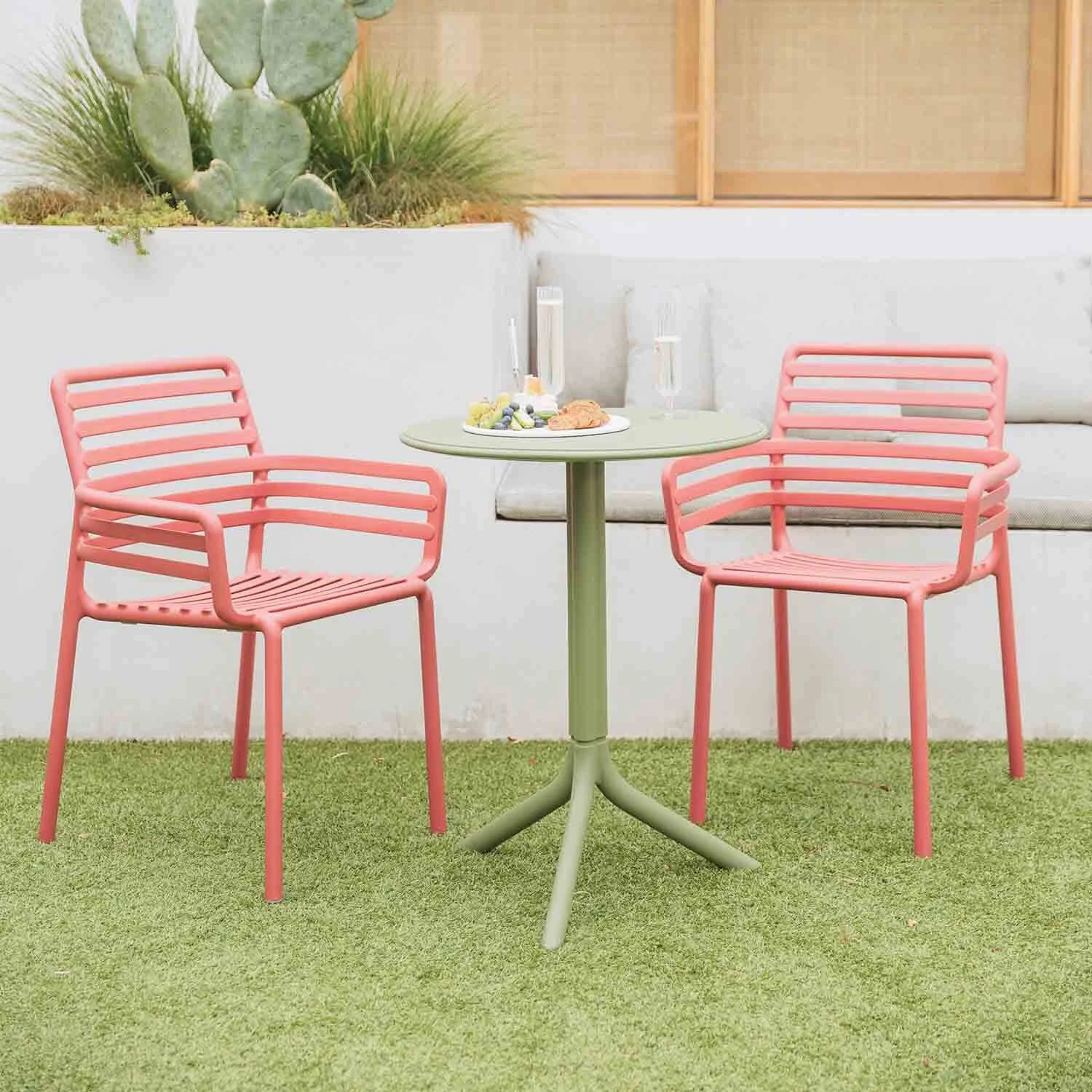Nardi Spritz Table Doga Armchair Outdoor Balcony Setting - Image 2