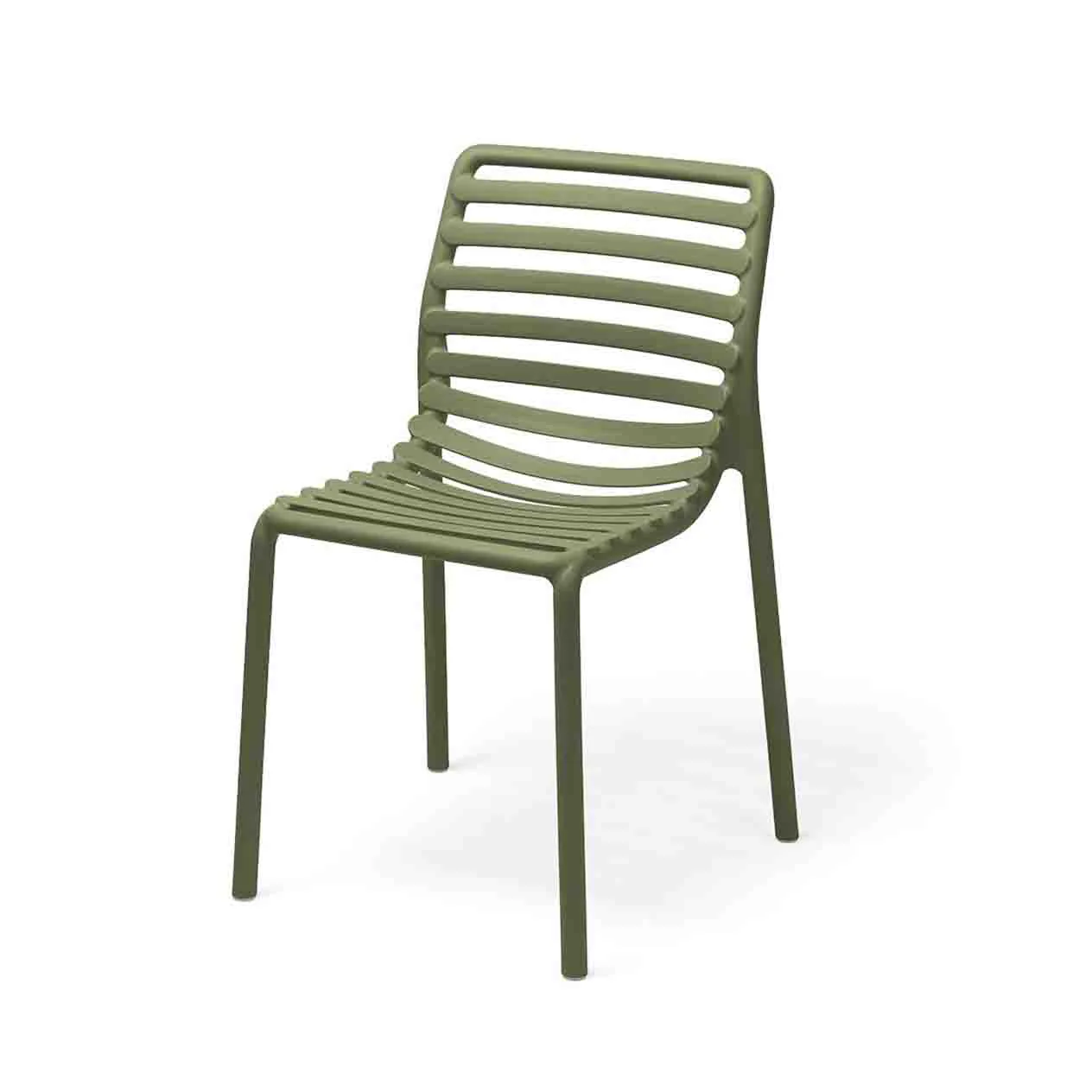 Nardi Cube 80 cm Table Doga Armless Outdoor Dining Setting - Image 14