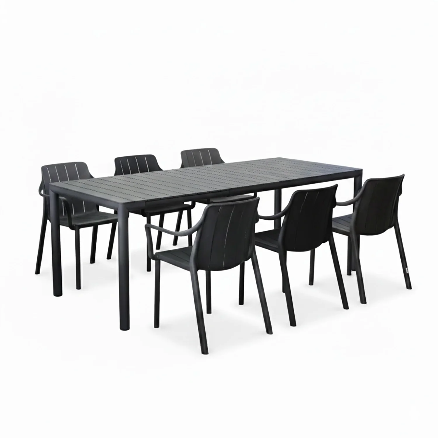 Nardi Tevere 147/211 Table Tiberina Armchair Outdoor Dining Setting - Image 5
