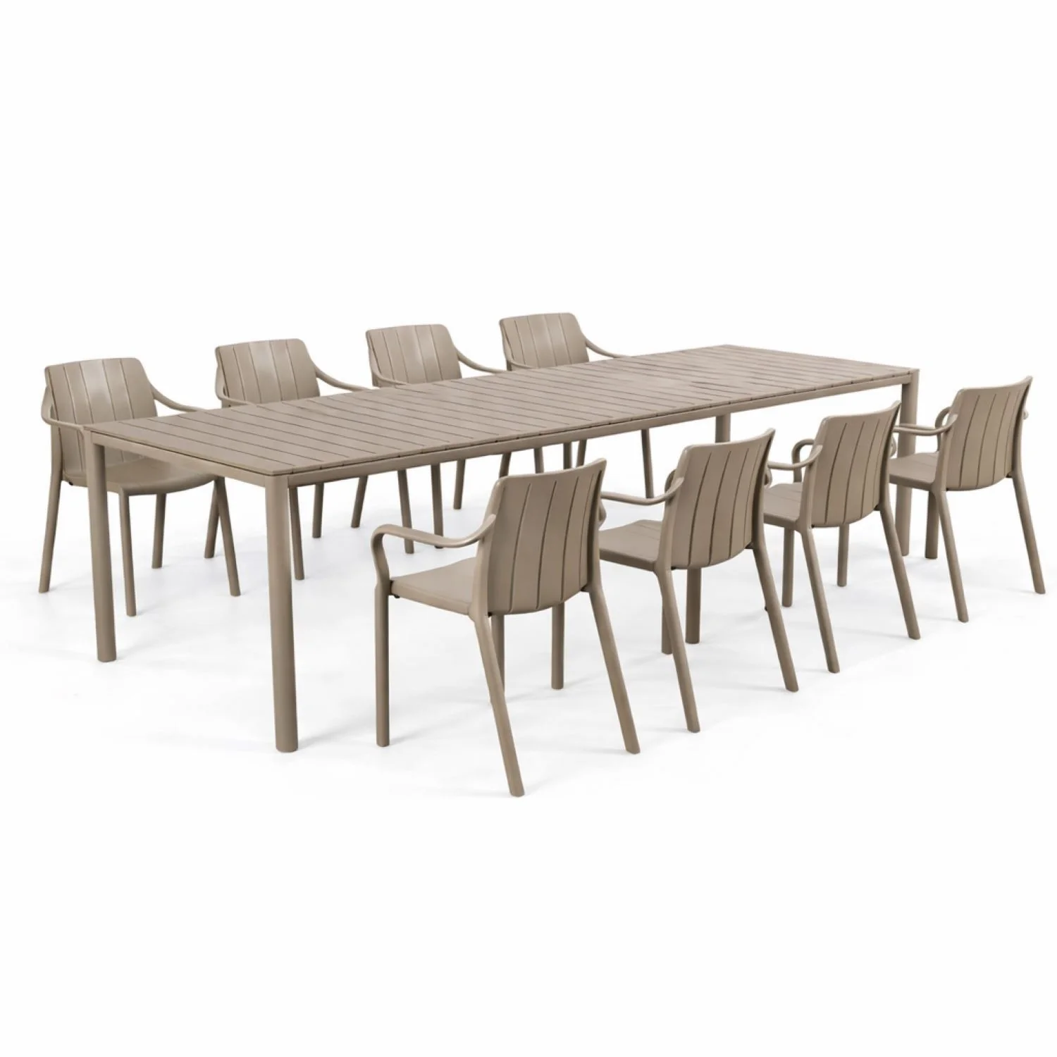 Nardi Tevere 211/275 Table Tiberina Armchair Outdoor Dining Setting - Image 3