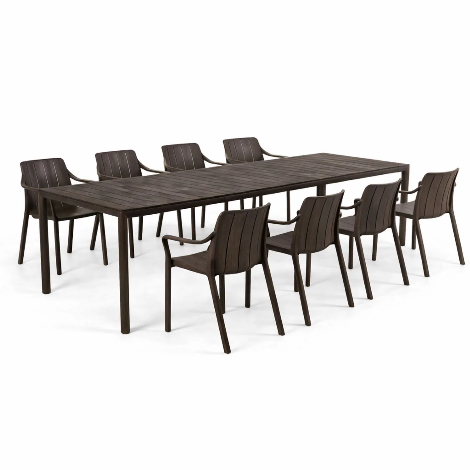 Nardi Tevere 211/275 Table Tiberina Armchair Outdoor Dining Setting - Image 4