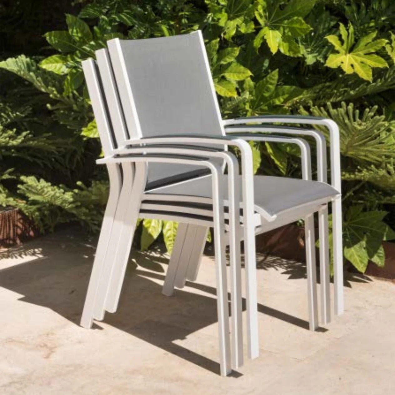 Neverland Side Table Cosmo Chair Outdoor Balcony Setting - Image 3
