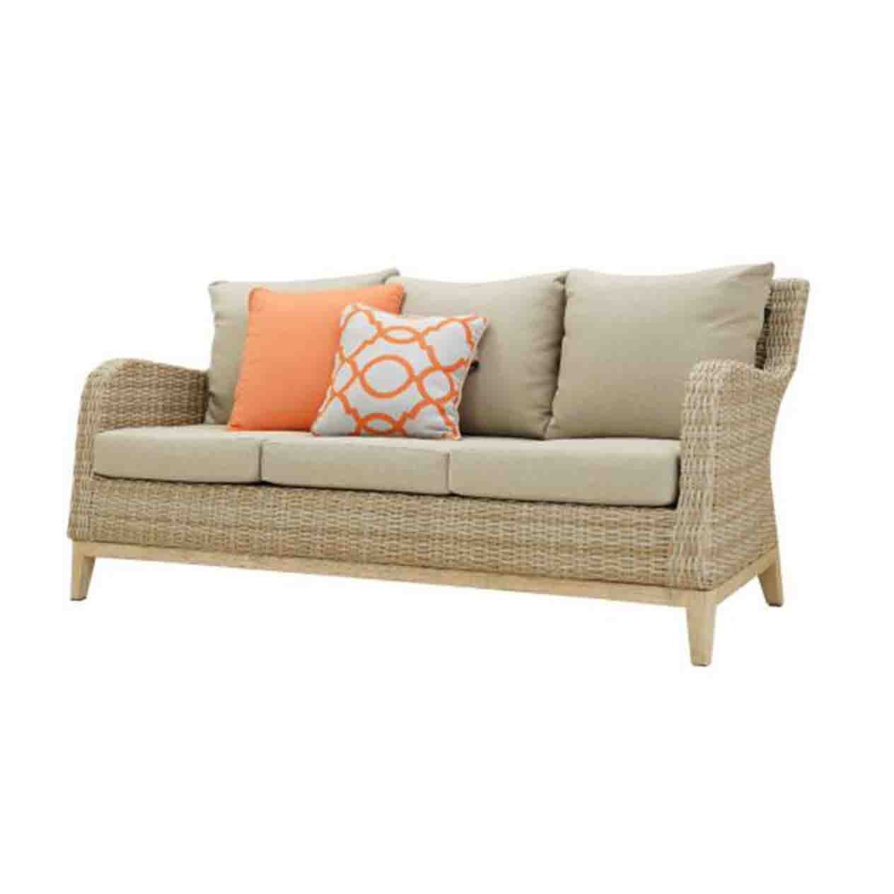 Noosa 3 Seater Outdoor Wicker Lounge - Image 3