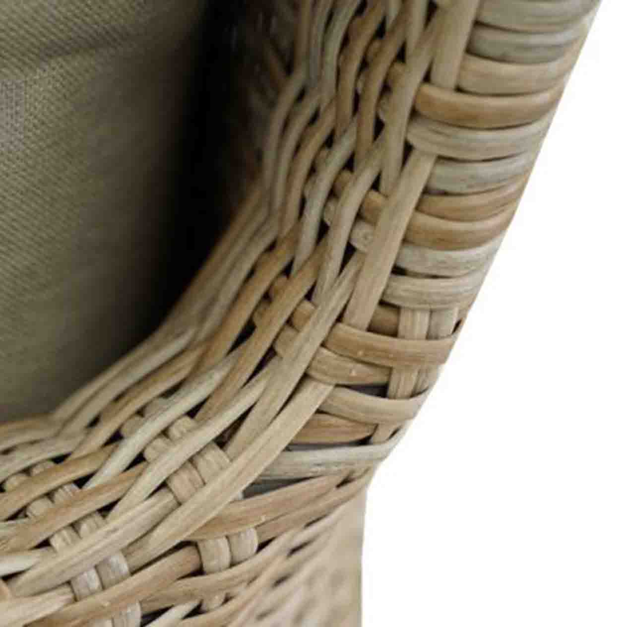Noosa 4 Seater Outdoor Wicker Lounge - Image 8